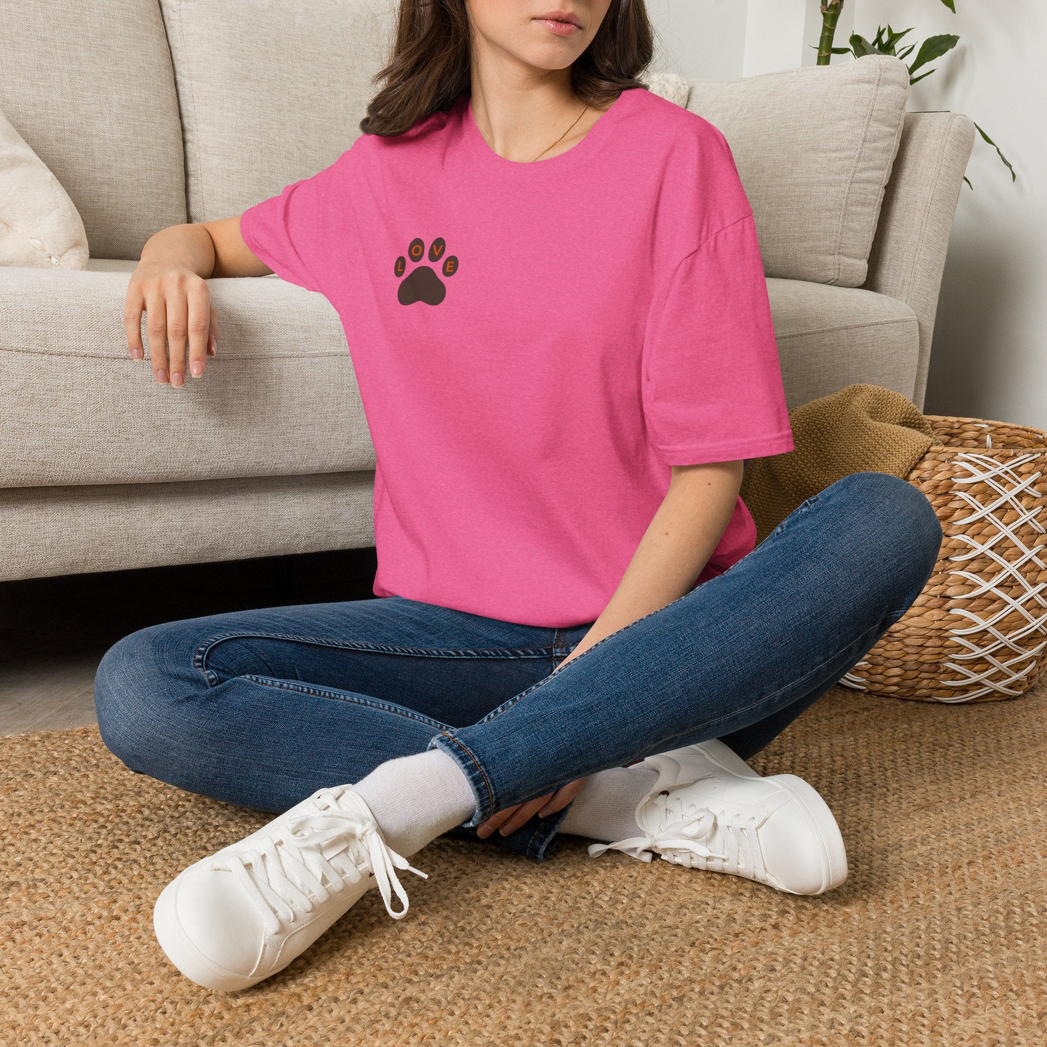 Paw Mandala T-Shirt | Paw Print Mandala Shirt | Dog Lover Tee
