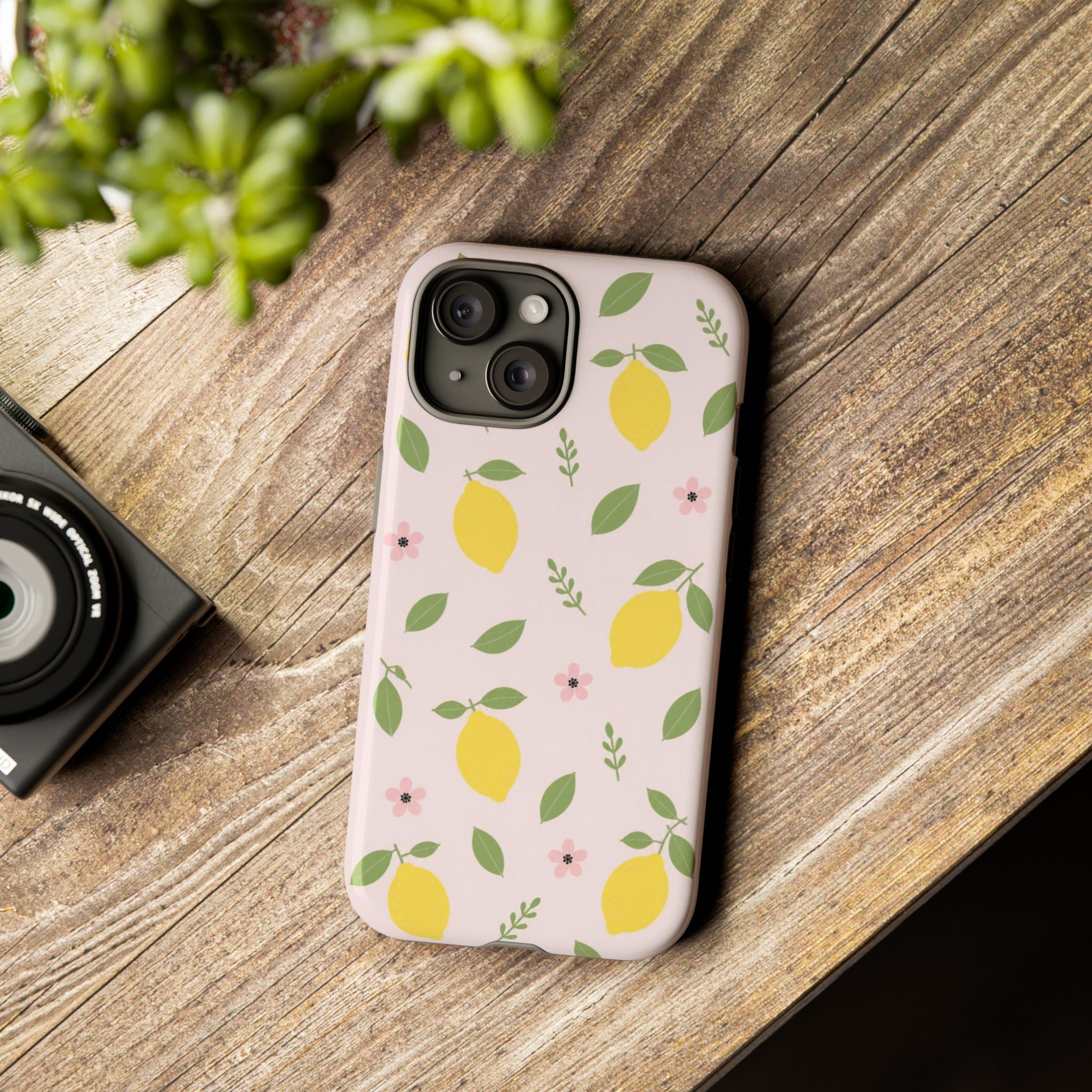 Lemon Pattern Phone Case | Tough Case
