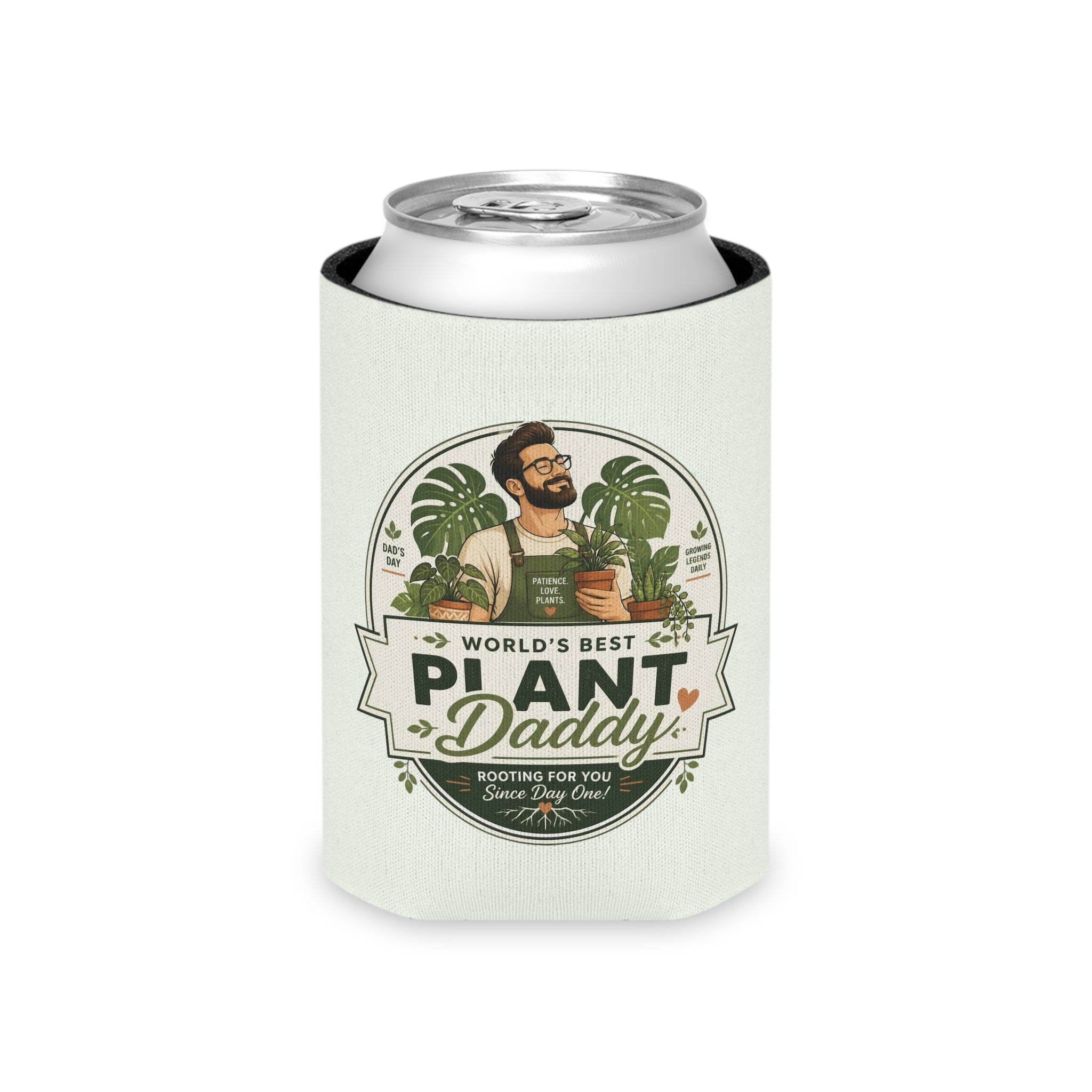 Worlds Best Plant Daddy Can Cooler | Can Cooler, Beverage Insulator