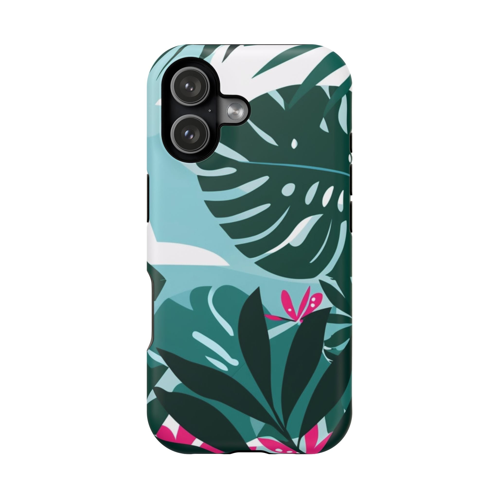 Tropical Monstera Leaves Phone Case | Magnetic Impact-Resistant Case