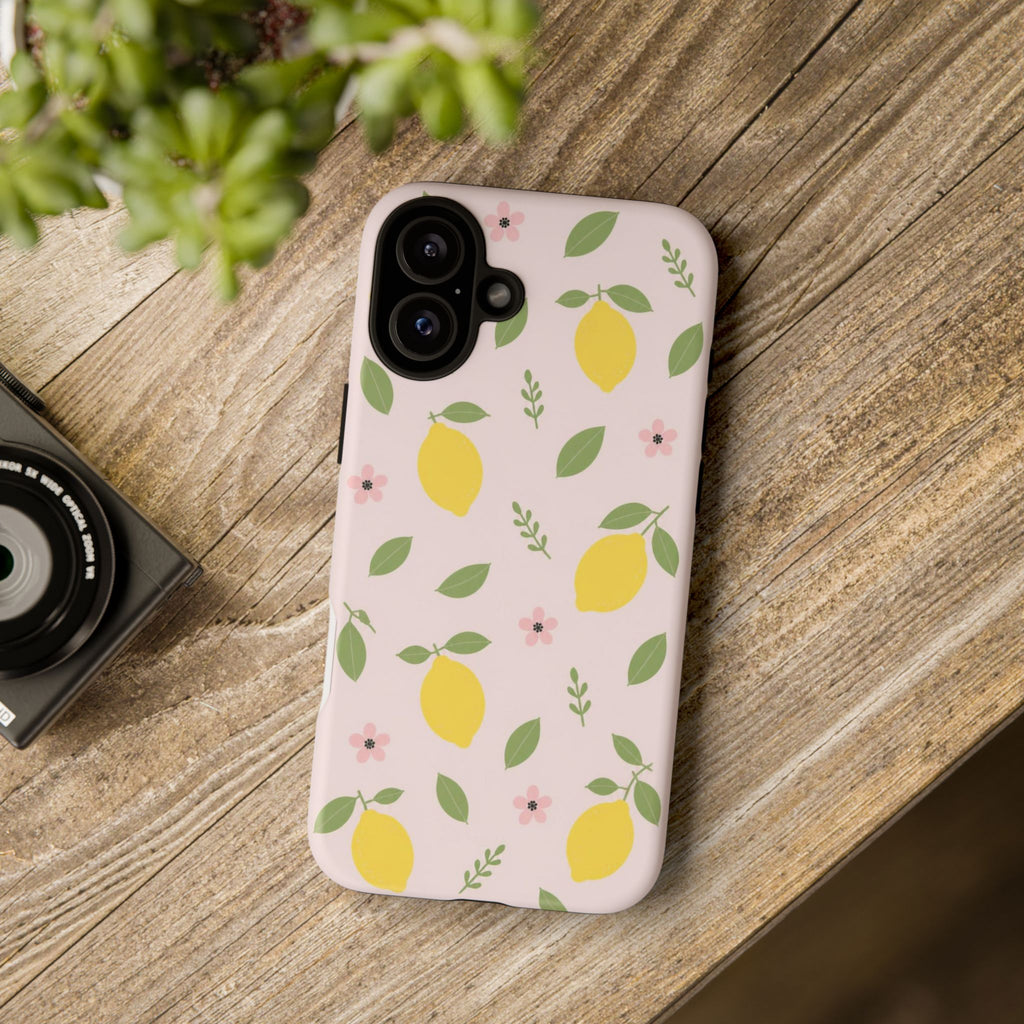 Lemon Pattern Phone Case | Tough Case