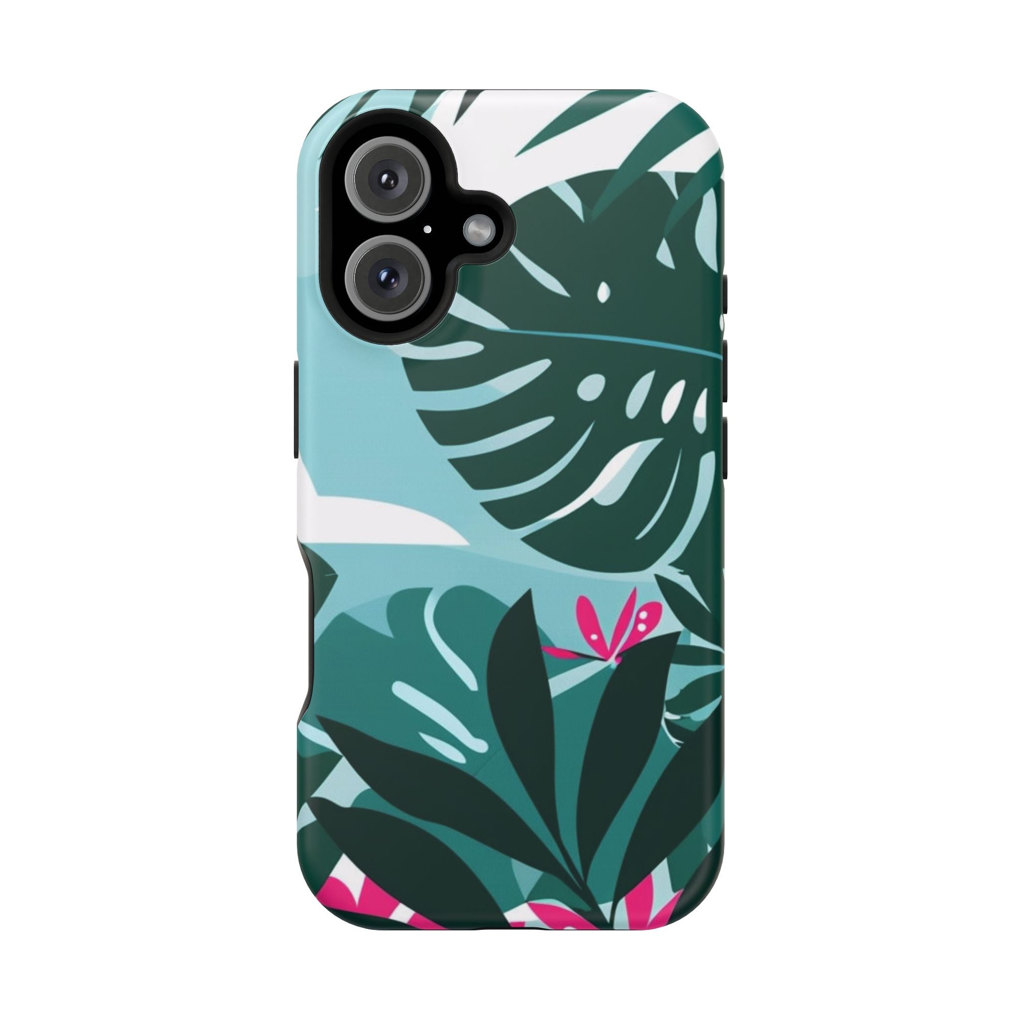 Tropical Monstera Leaves Phone Case | Magnetic Impact-Resistant Case