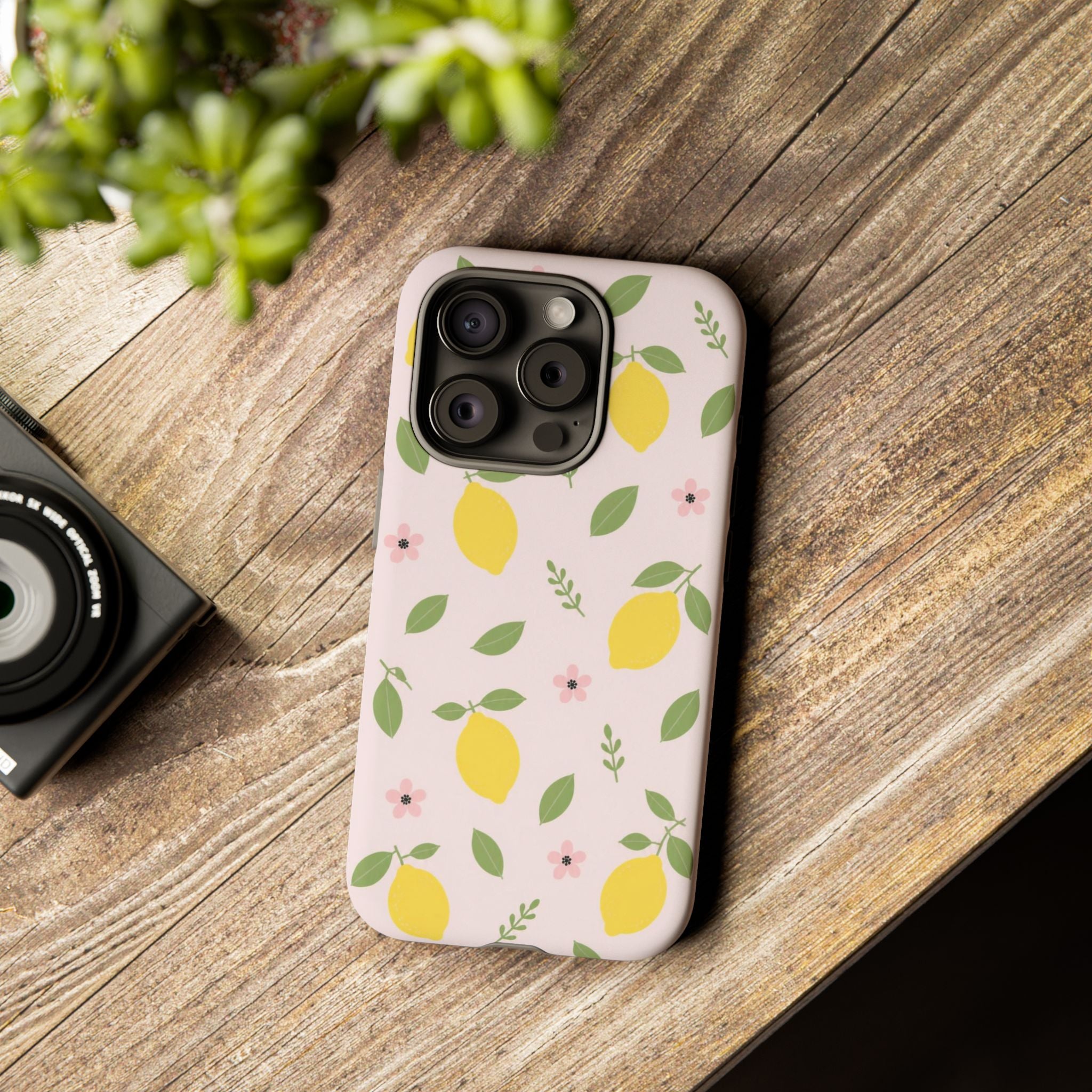 Lemon Pattern Phone Case | Tough Case