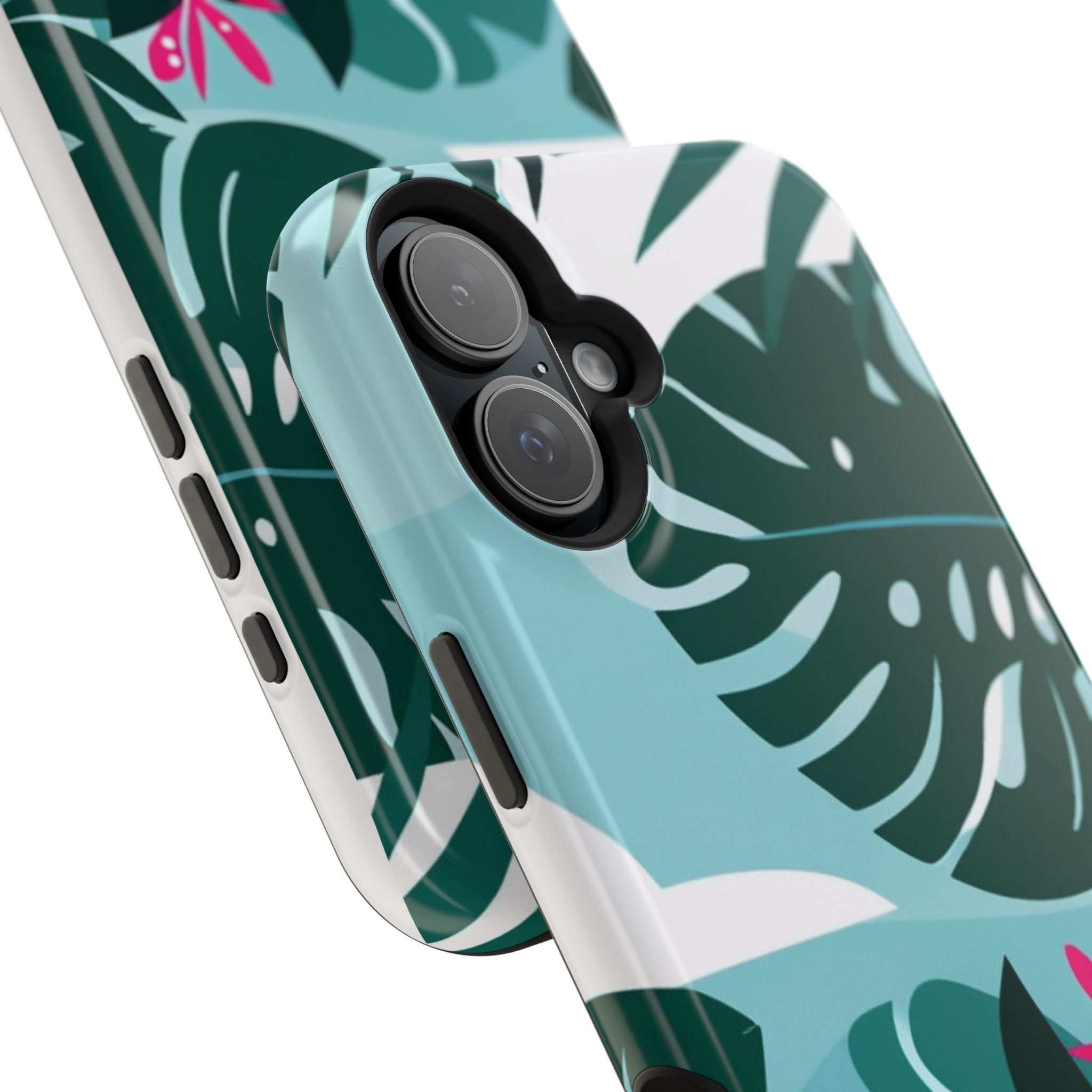 Tropical Monstera Leaves Phone Case | Magnetic Impact-Resistant Case
