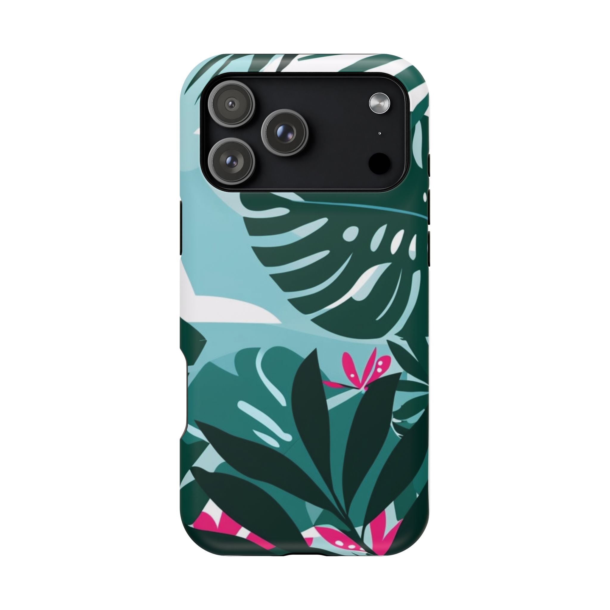 Tropical Monstera Leaves Phone Case | Magnetic Impact-Resistant Case
