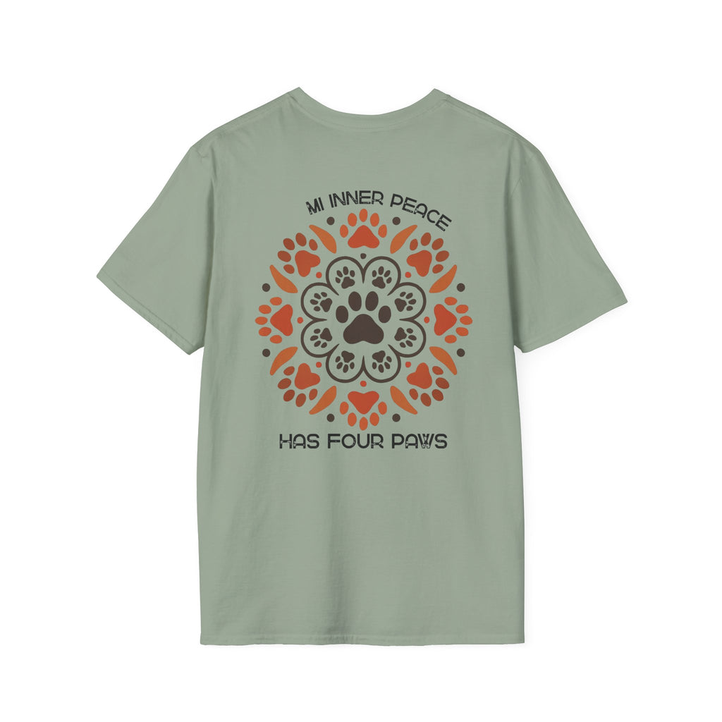 Paw Mandala T-Shirt | Paw Print Mandala Shirt | Dog Lover Tee
