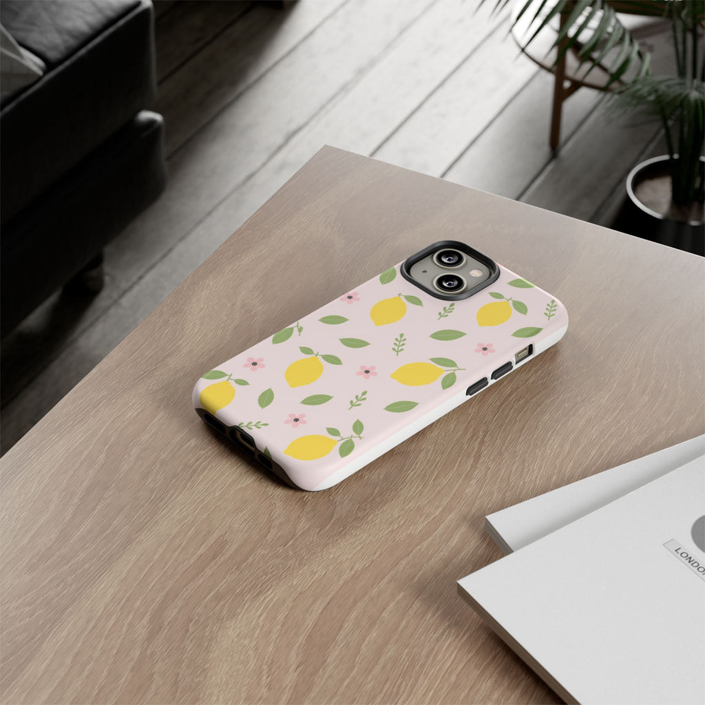 Lemon Pattern Phone Case | Tough Case