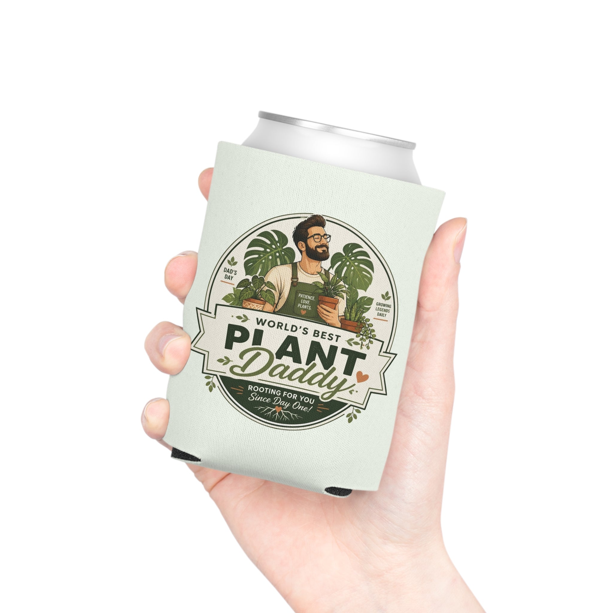 Worlds Best Plant Daddy Can Cooler | Can Cooler, Beverage Insulator
