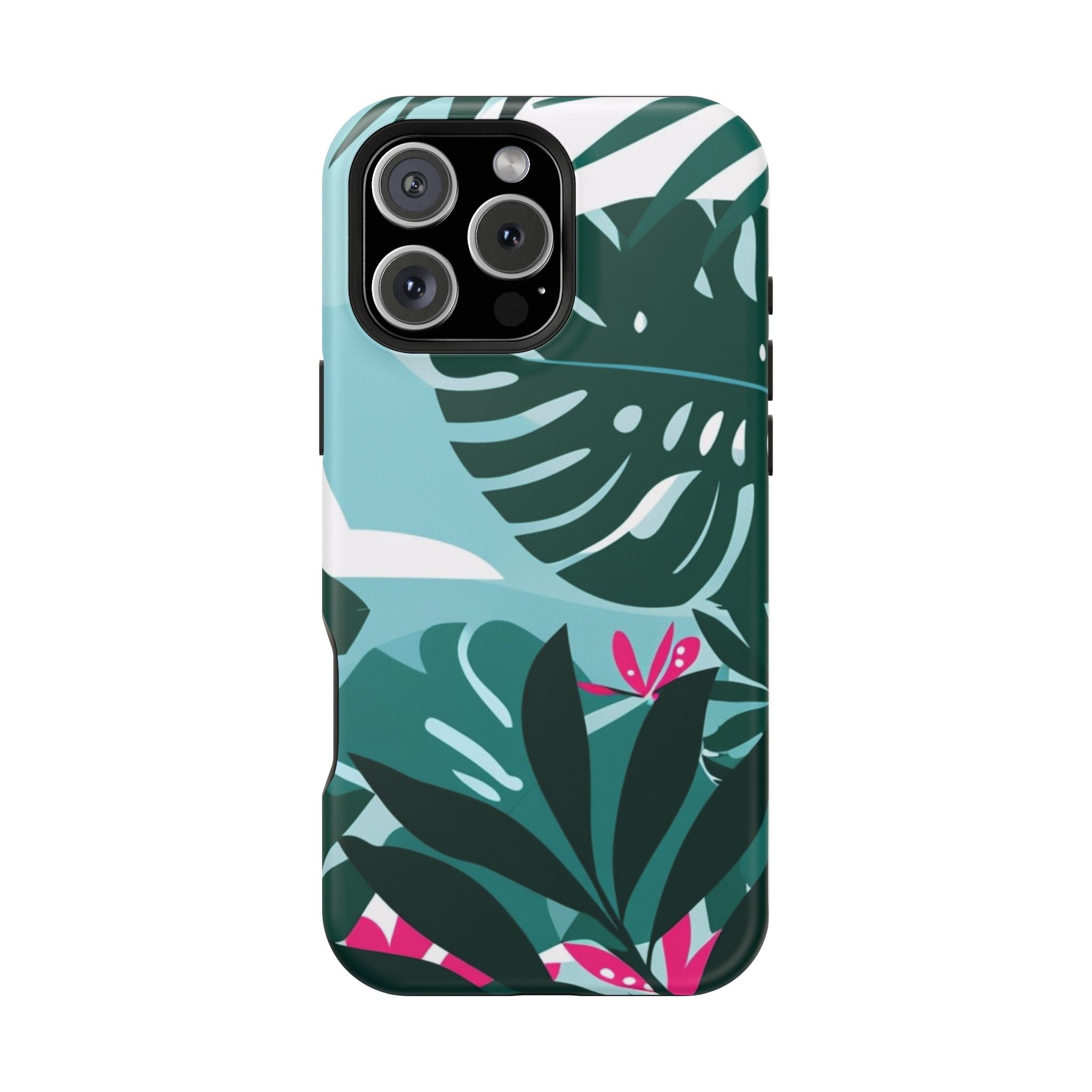 Tropical Monstera Leaves Phone Case | Magnetic Impact-Resistant Case