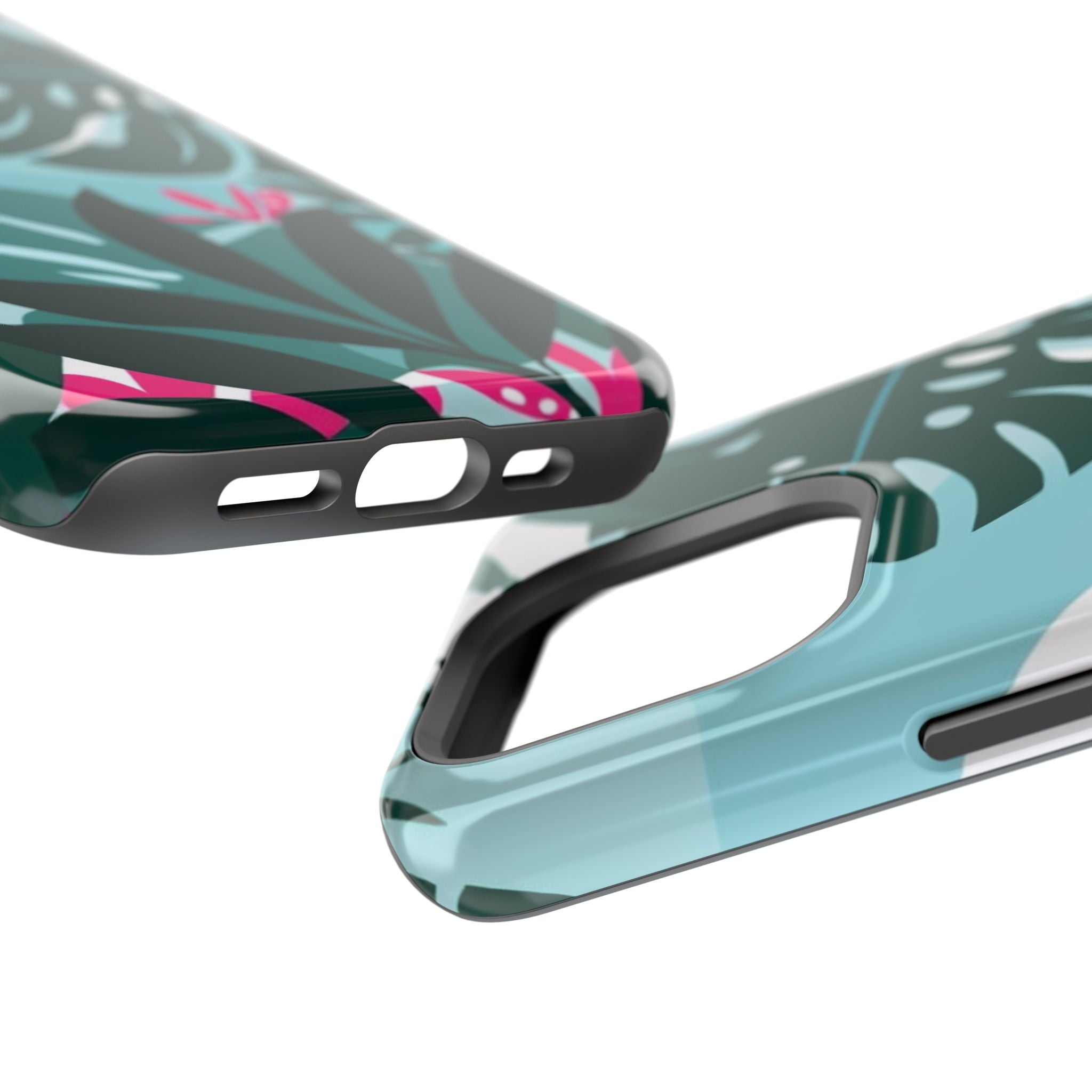 Tropical Monstera Leaves Phone Case | Magnetic Impact-Resistant Case