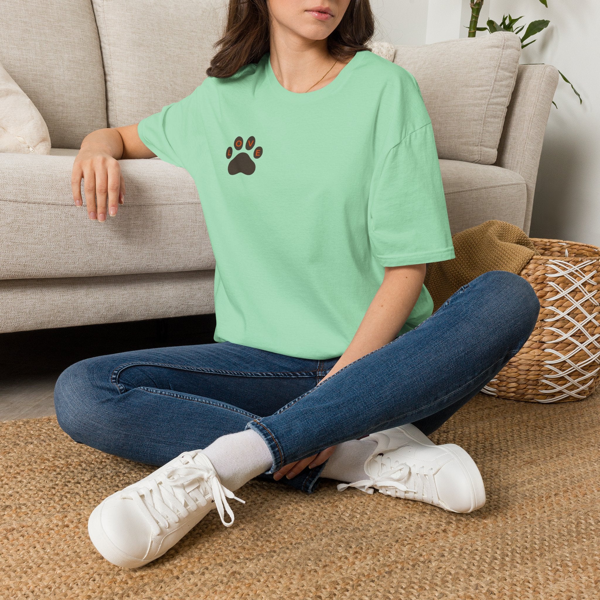 Paw Mandala T-Shirt | Paw Print Mandala Shirt | Dog Lover Tee