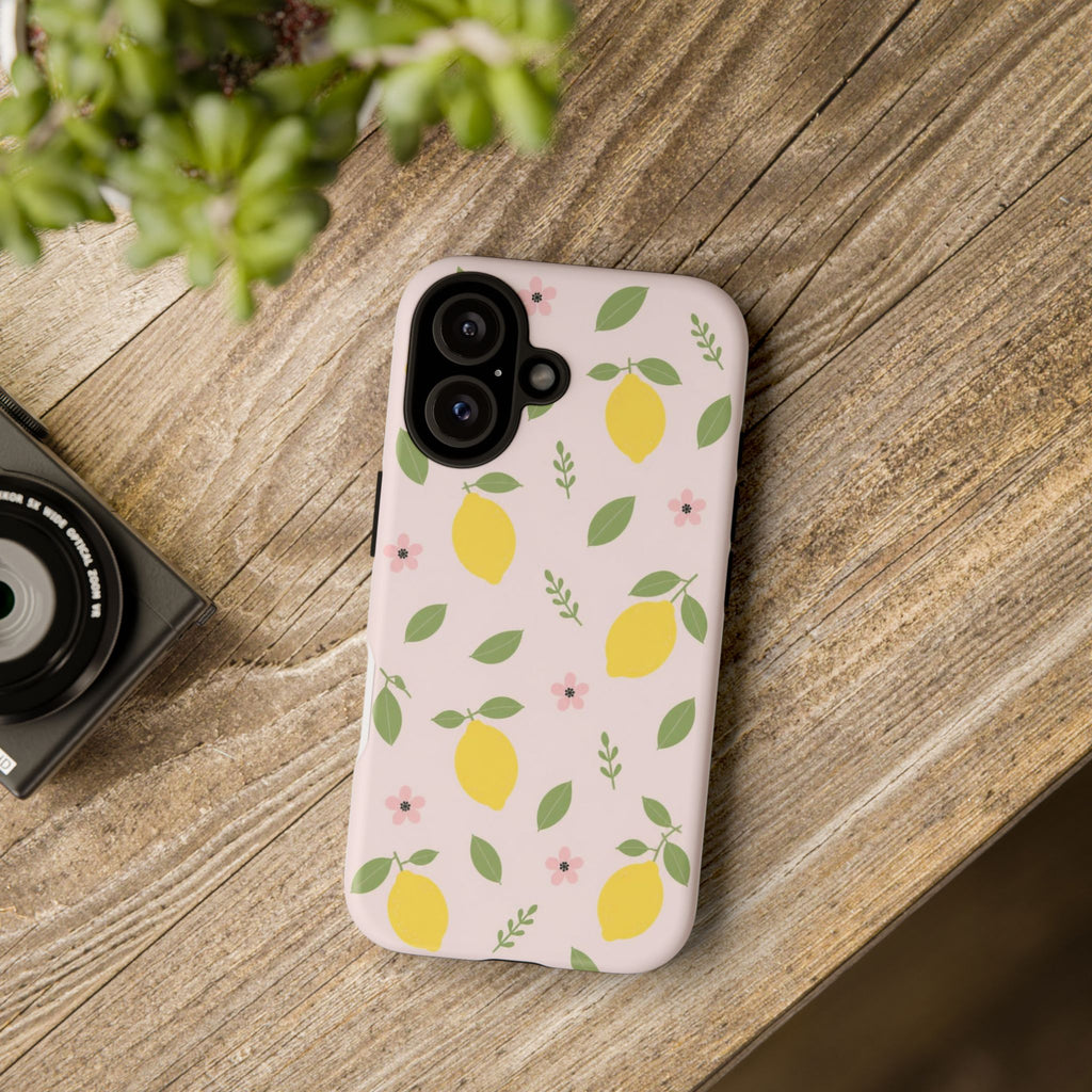 Lemon Pattern Phone Case | Tough Case