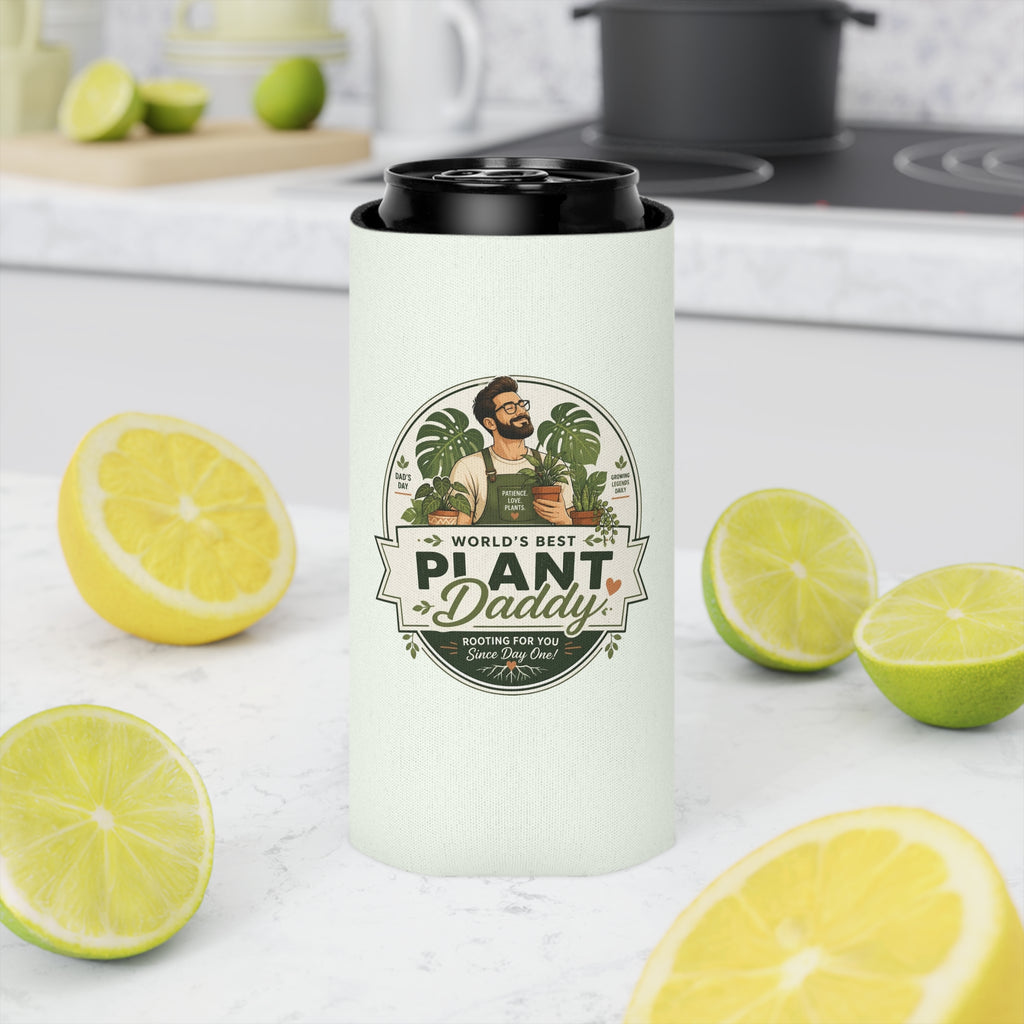 Worlds Best Plant Daddy Can Cooler | Can Cooler, Beverage Insulator