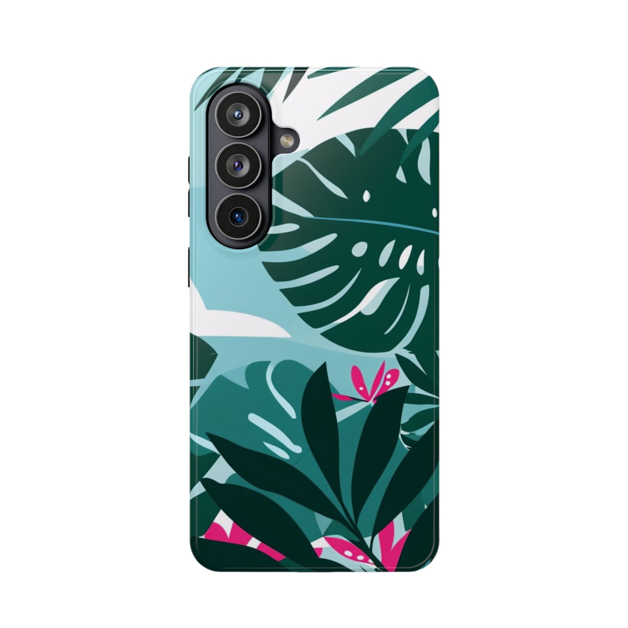 Tropical Monstera Leaves Phone Case | Magnetic Impact-Resistant Case