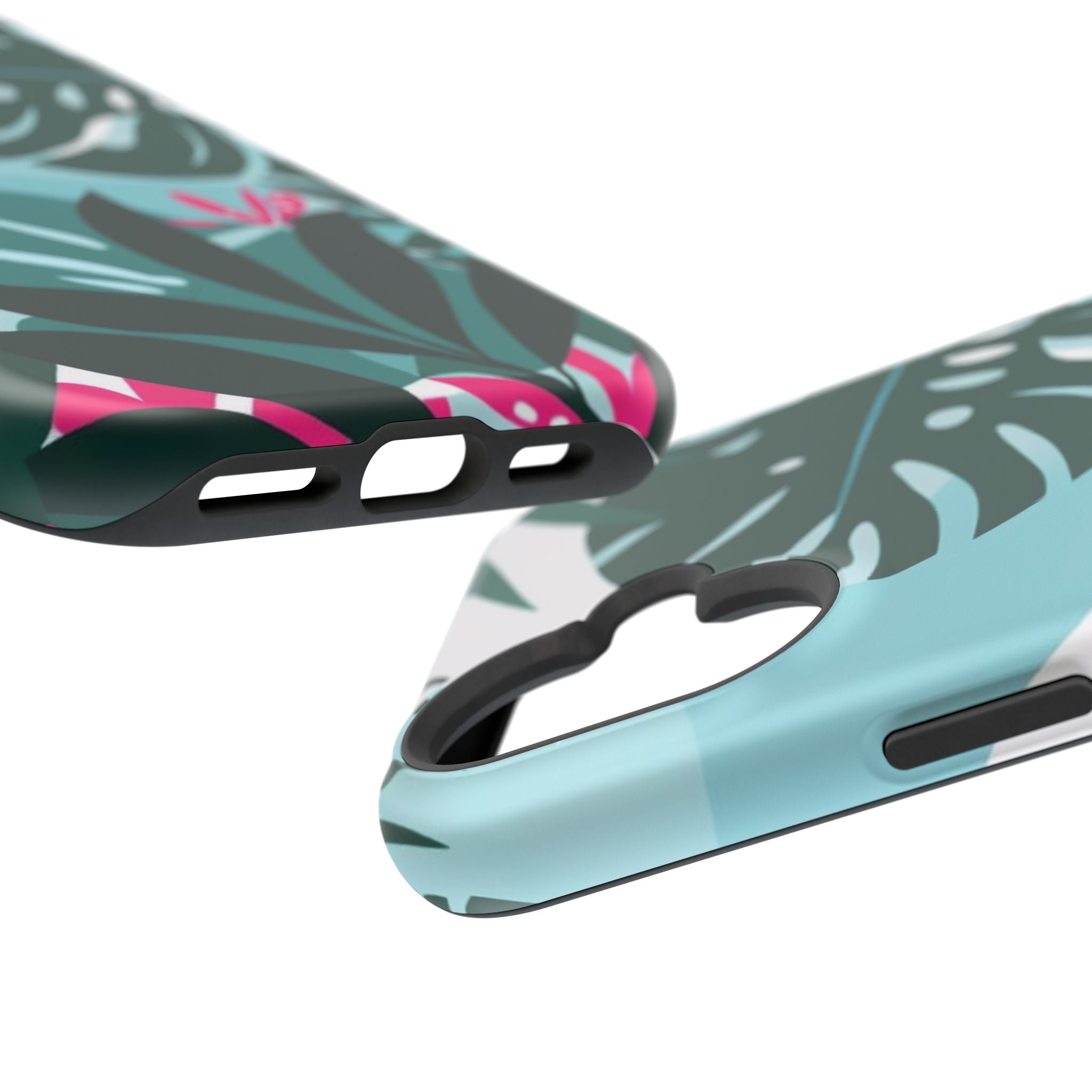 Tropical Monstera Leaves Phone Case | Magnetic Impact-Resistant Case