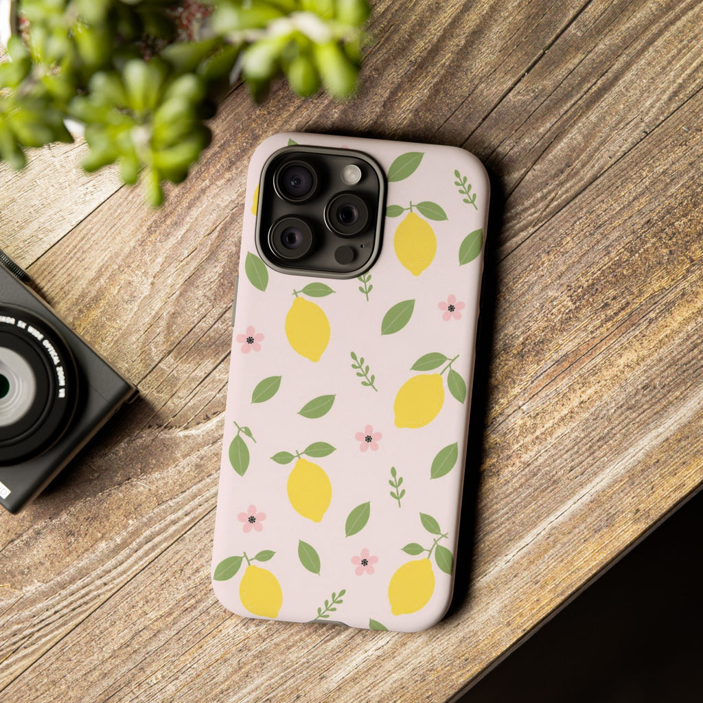 Lemon Pattern Phone Case | Tough Case