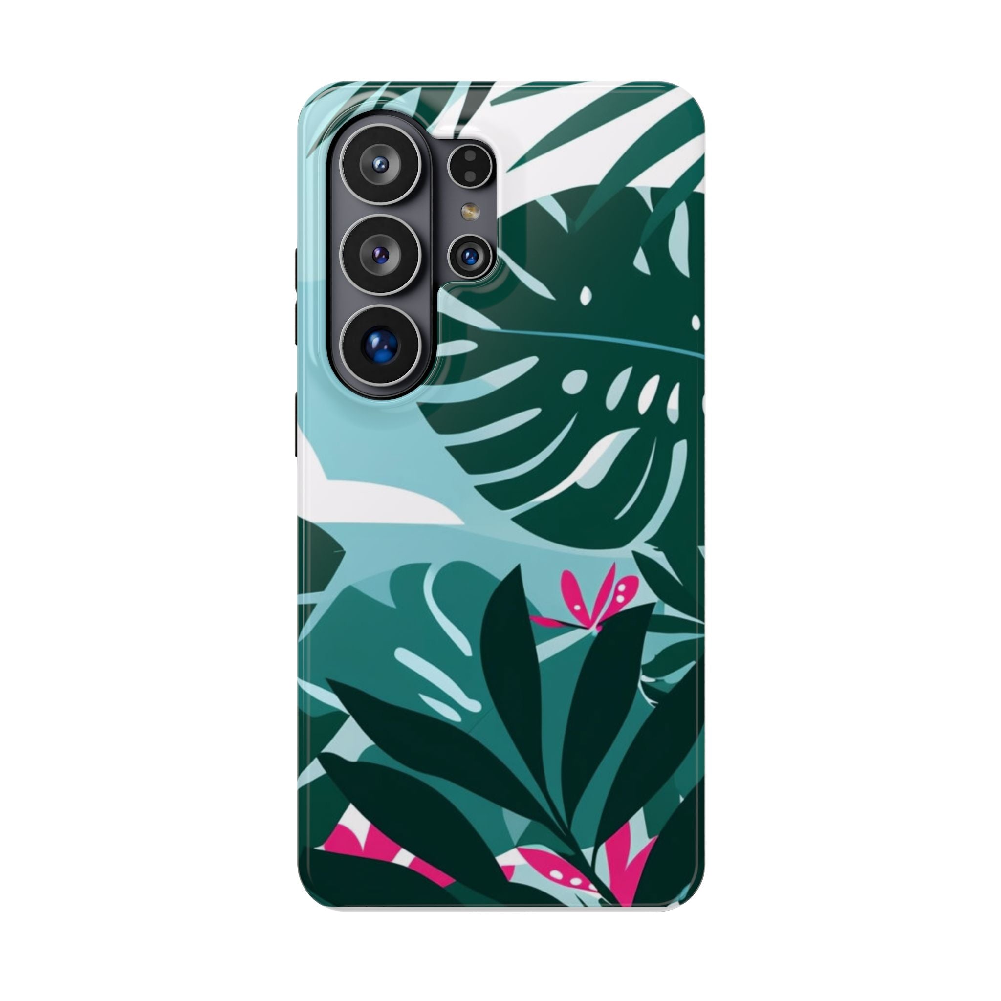 Tropical Monstera Leaves Phone Case | Magnetic Impact-Resistant Case