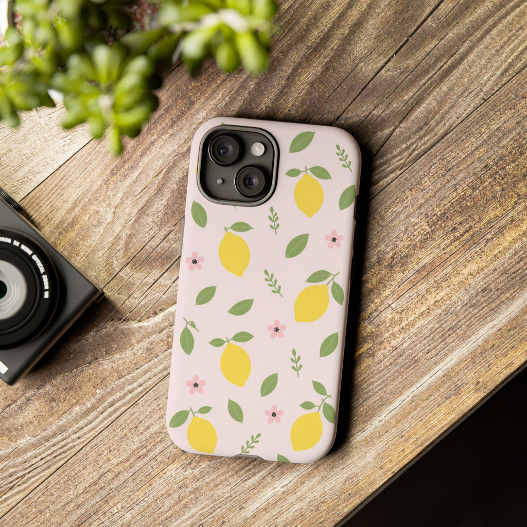 Lemon Pattern Phone Case | Tough Case
