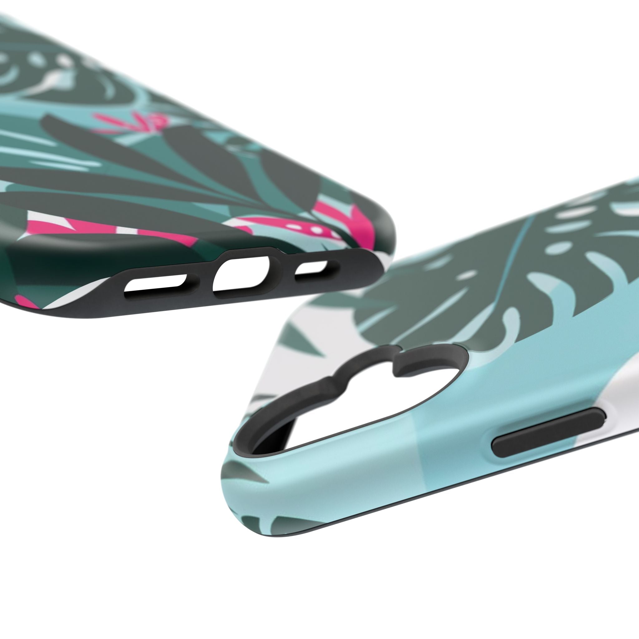 Tropical Monstera Leaves Phone Case | Magnetic Impact-Resistant Case