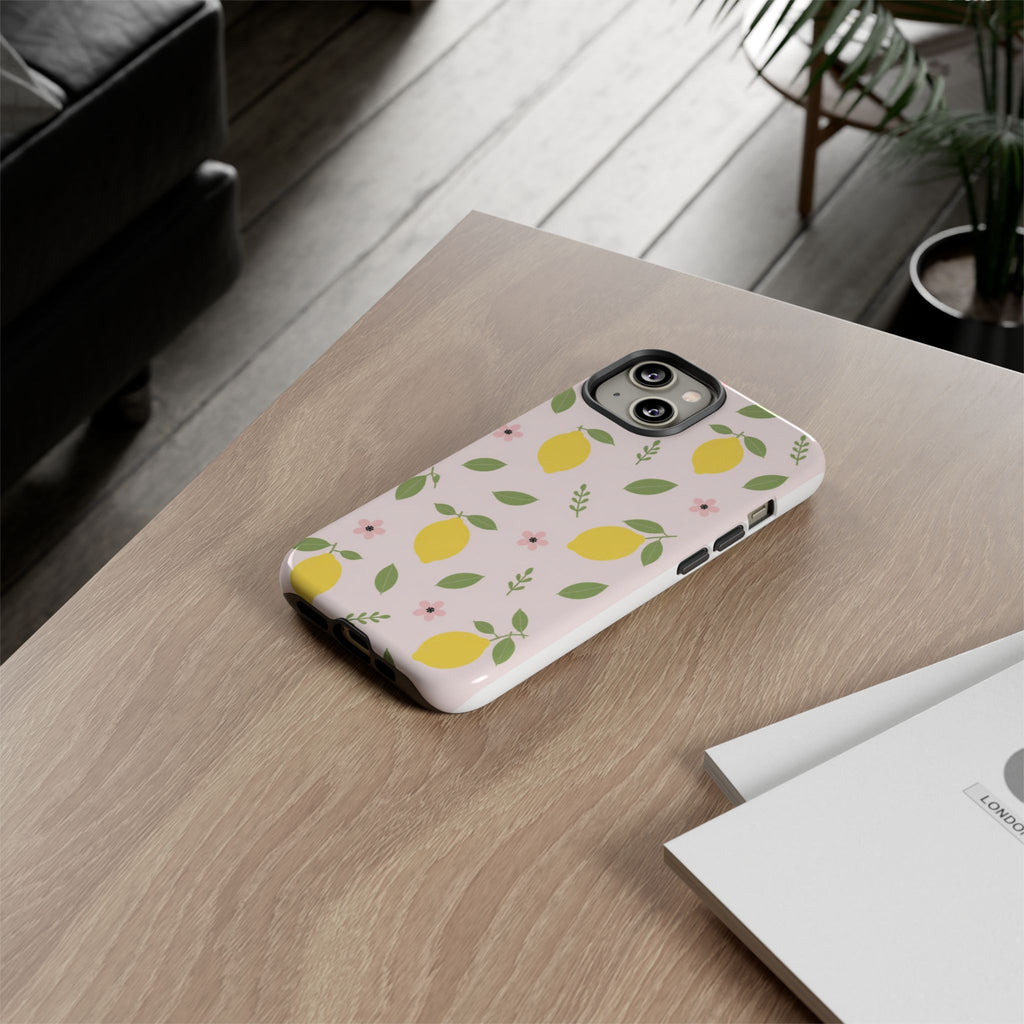 Lemon Pattern Phone Case | Tough Case
