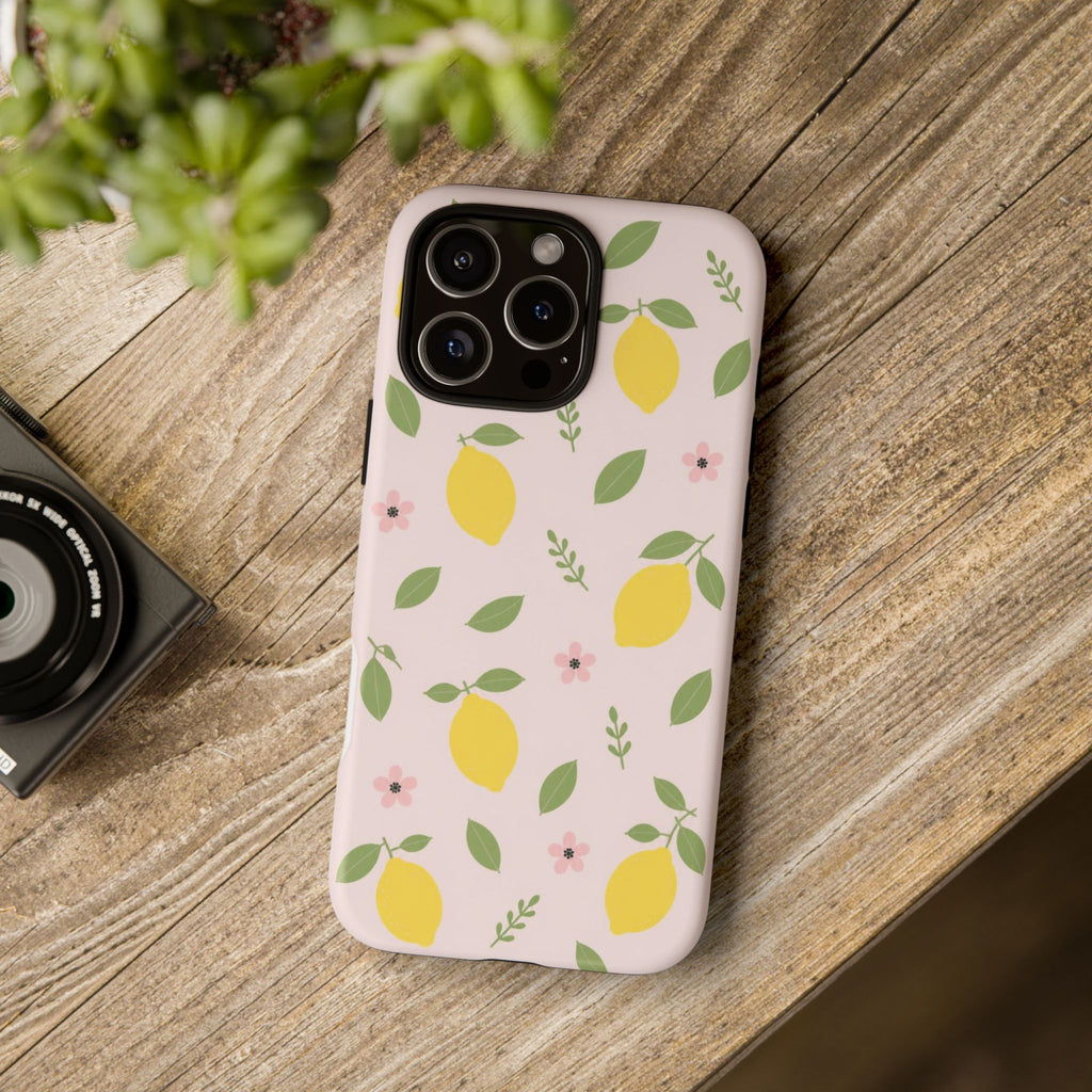 Lemon Pattern Phone Case | Tough Case