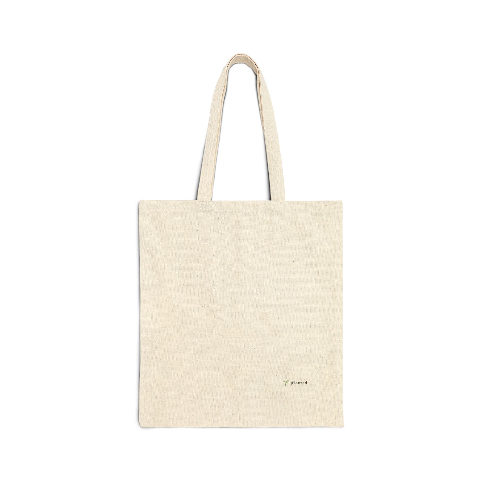 Moto in Bloom Explore the Wild Tote Bag | Floral Motorcycle Canvas Tote