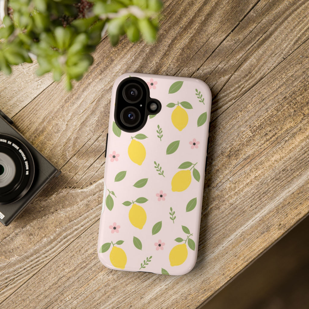 Lemon Pattern Phone Case | Tough Case