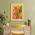 Abstract Floral Vase Canvas