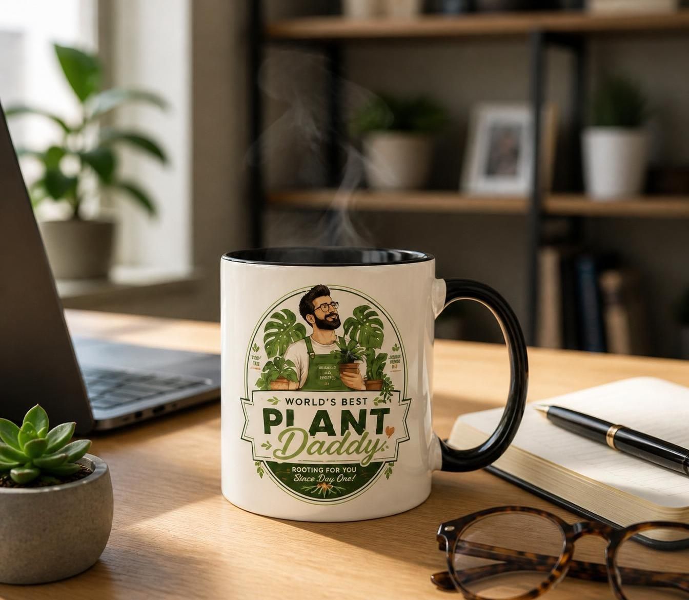 World's Best Plant Daddy coffee mug | Accent Coffee Mug 11oz 15oz