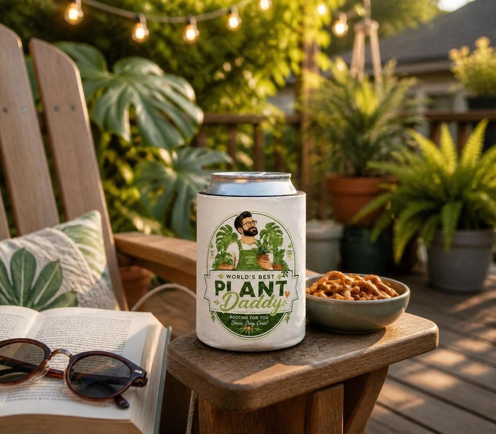 Worlds Best Plant Daddy Can Cooler | Can Cooler, Beverage Insulator