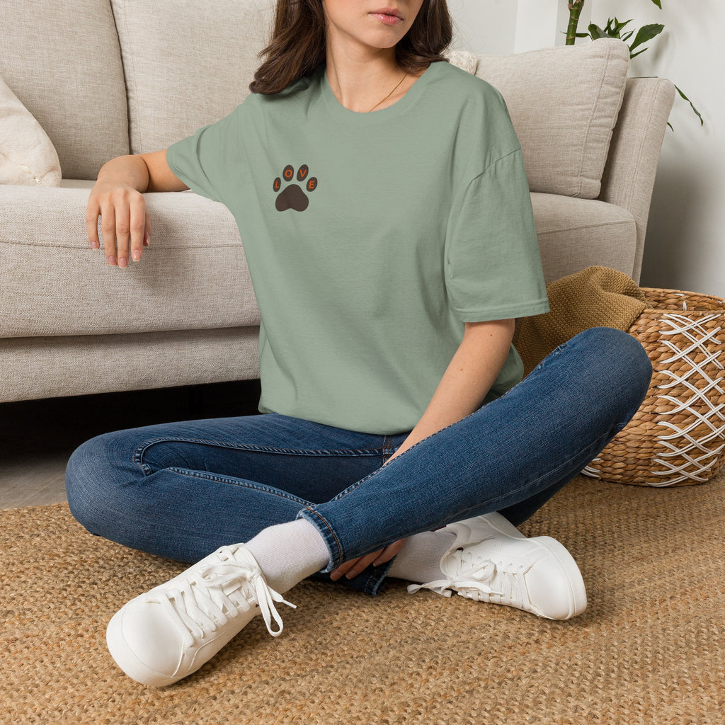 Paw Mandala T-Shirt | Paw Print Mandala Shirt | Dog Lover Tee