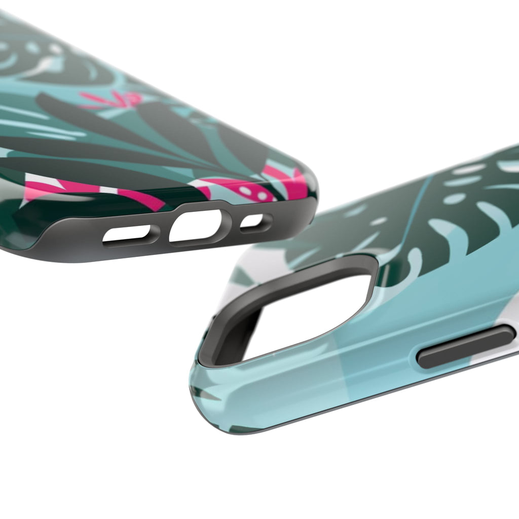 Tropical Monstera Leaves Phone Case | Magnetic Impact-Resistant Case