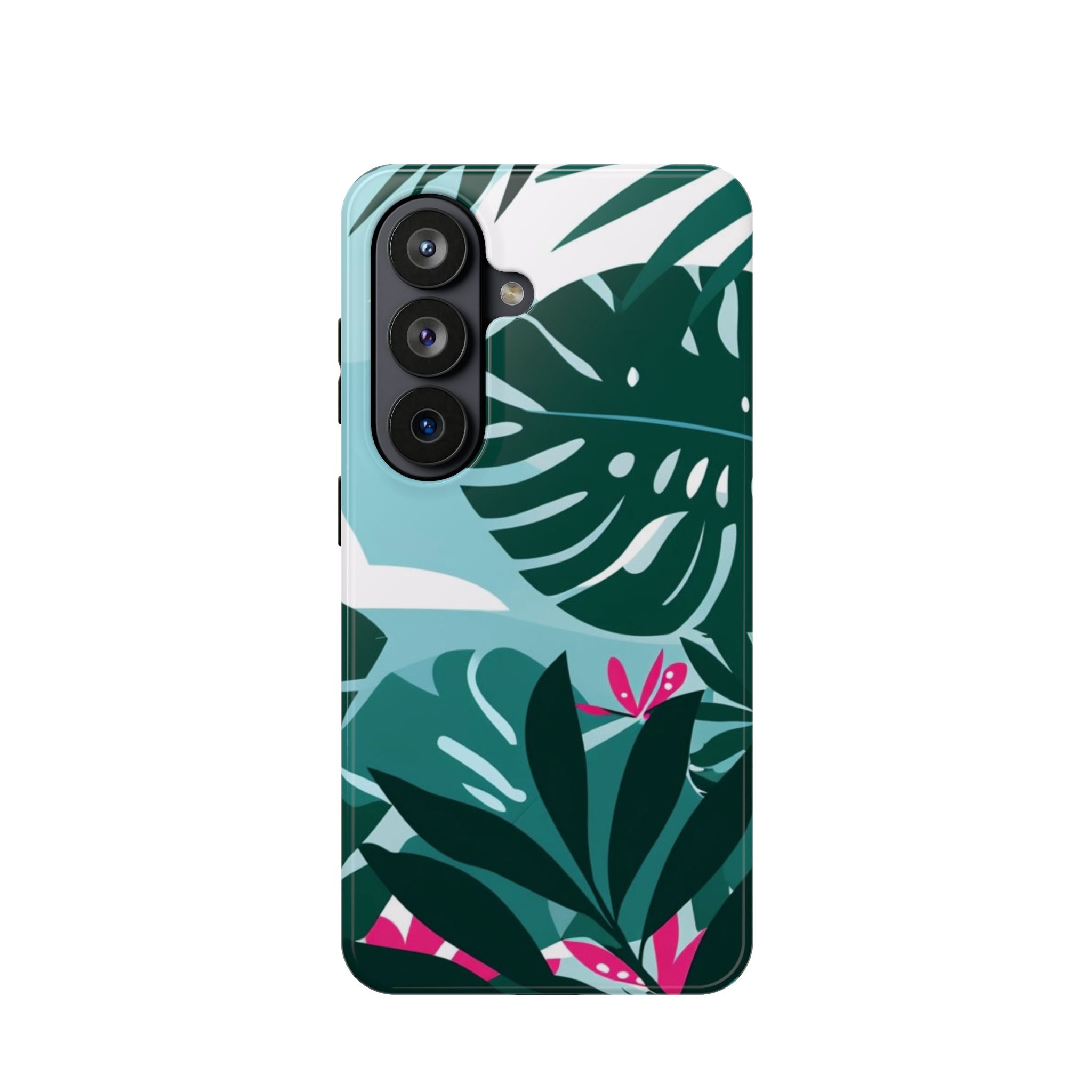 Tropical Monstera Leaves Phone Case | Magnetic Impact-Resistant Case