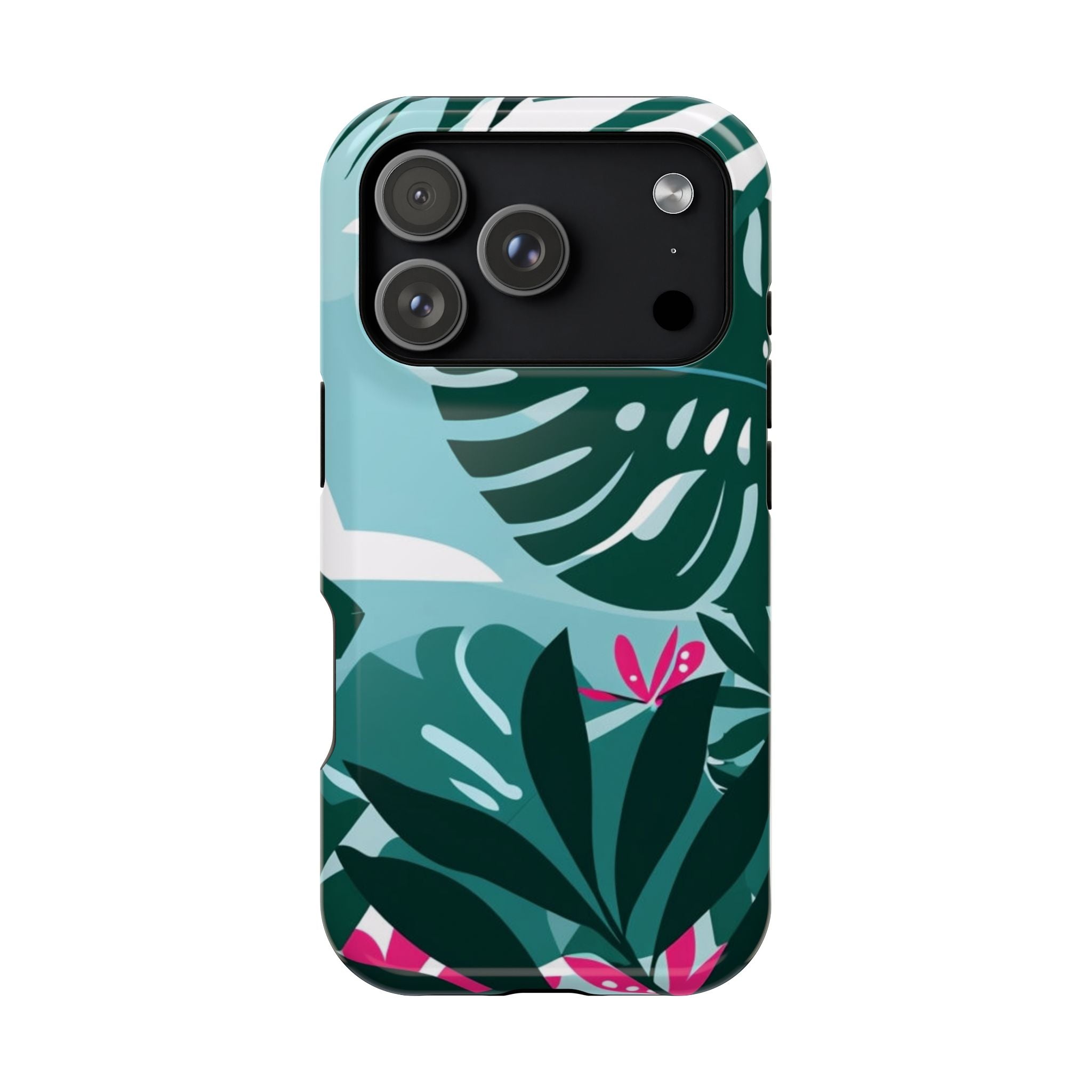 Tropical Monstera Leaves Phone Case | Magnetic Impact-Resistant Case