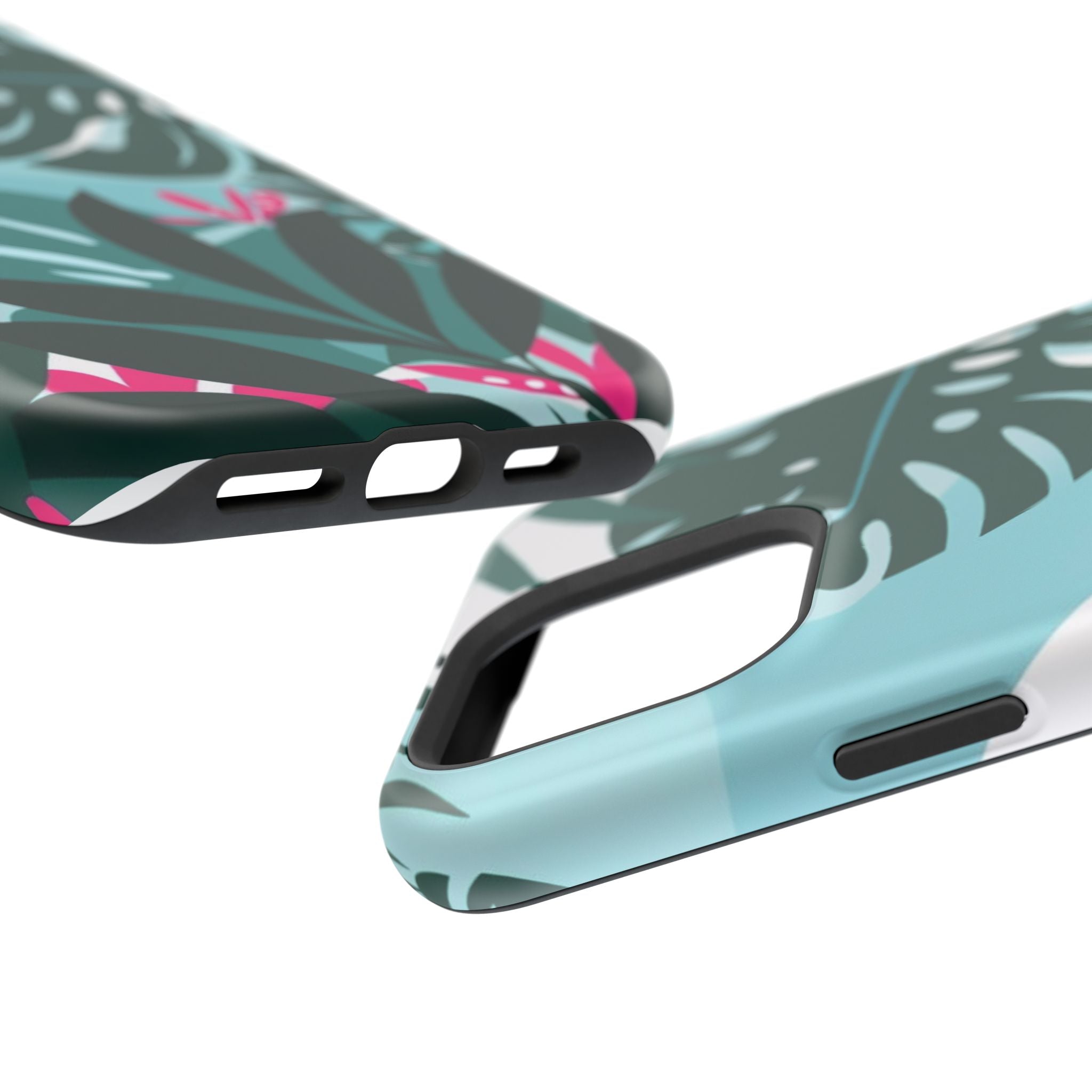 Tropical Monstera Leaves Phone Case | Magnetic Impact-Resistant Case