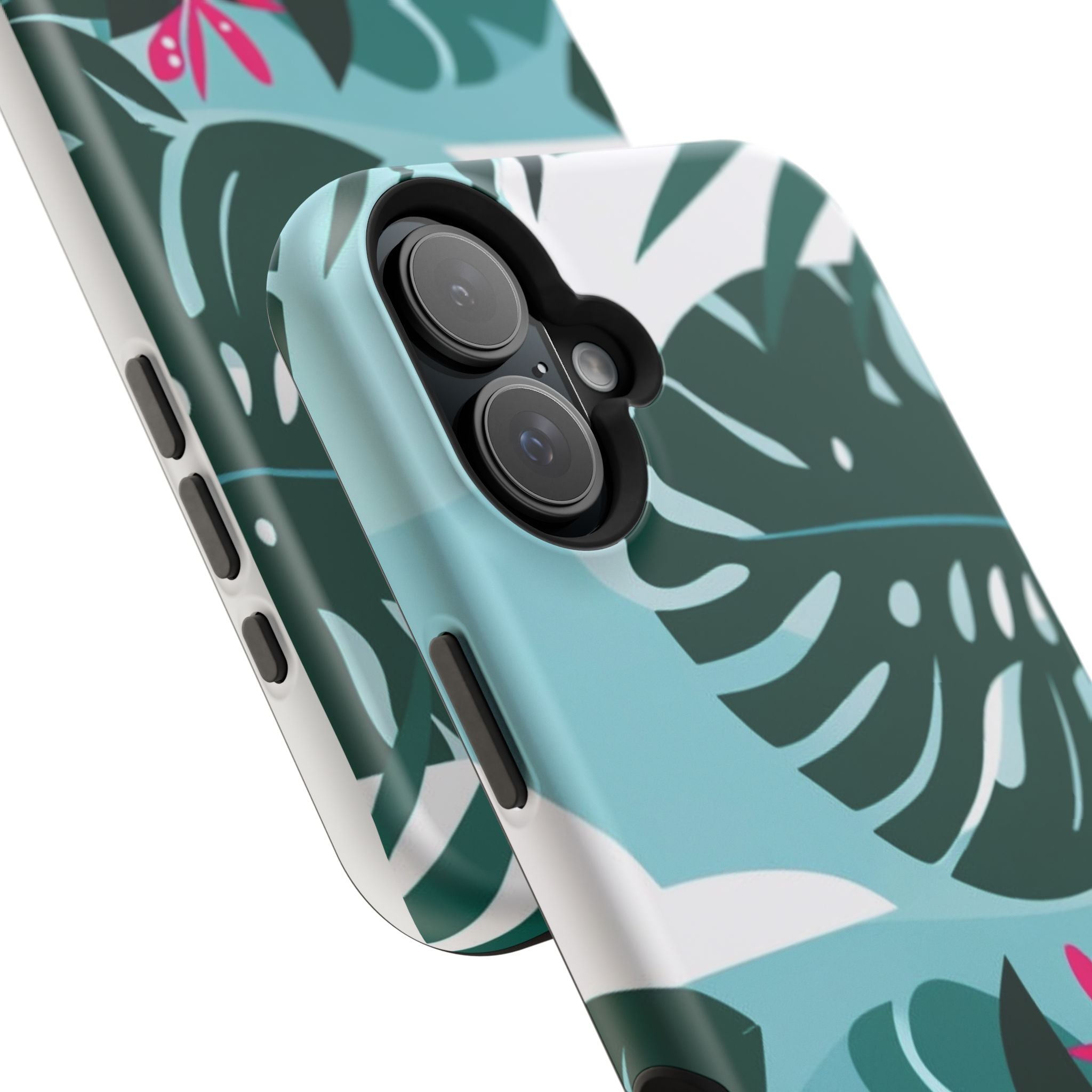 Tropical Monstera Leaves Phone Case | Magnetic Impact-Resistant Case