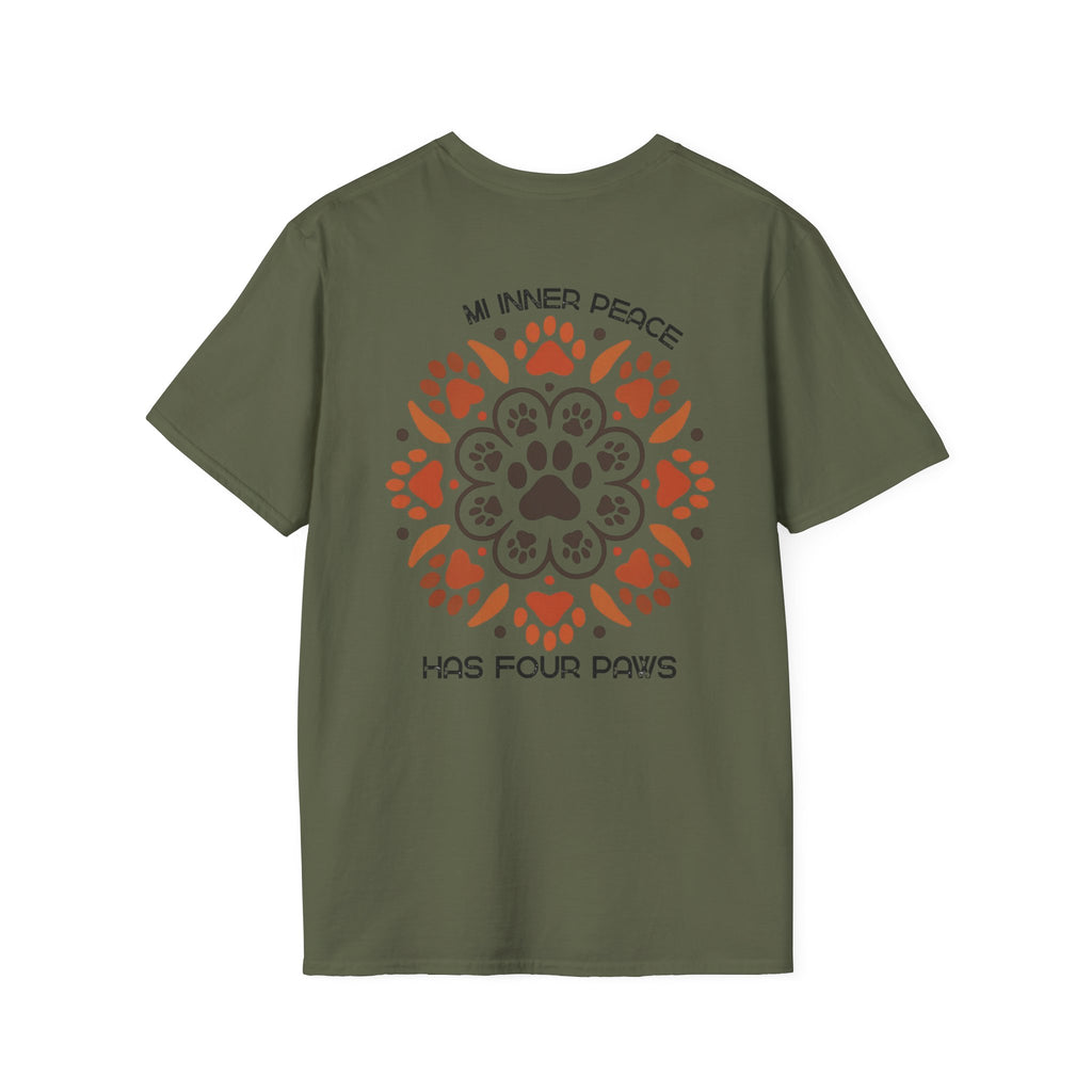 Paw Mandala T-Shirt | Paw Print Mandala Shirt | Dog Lover Tee