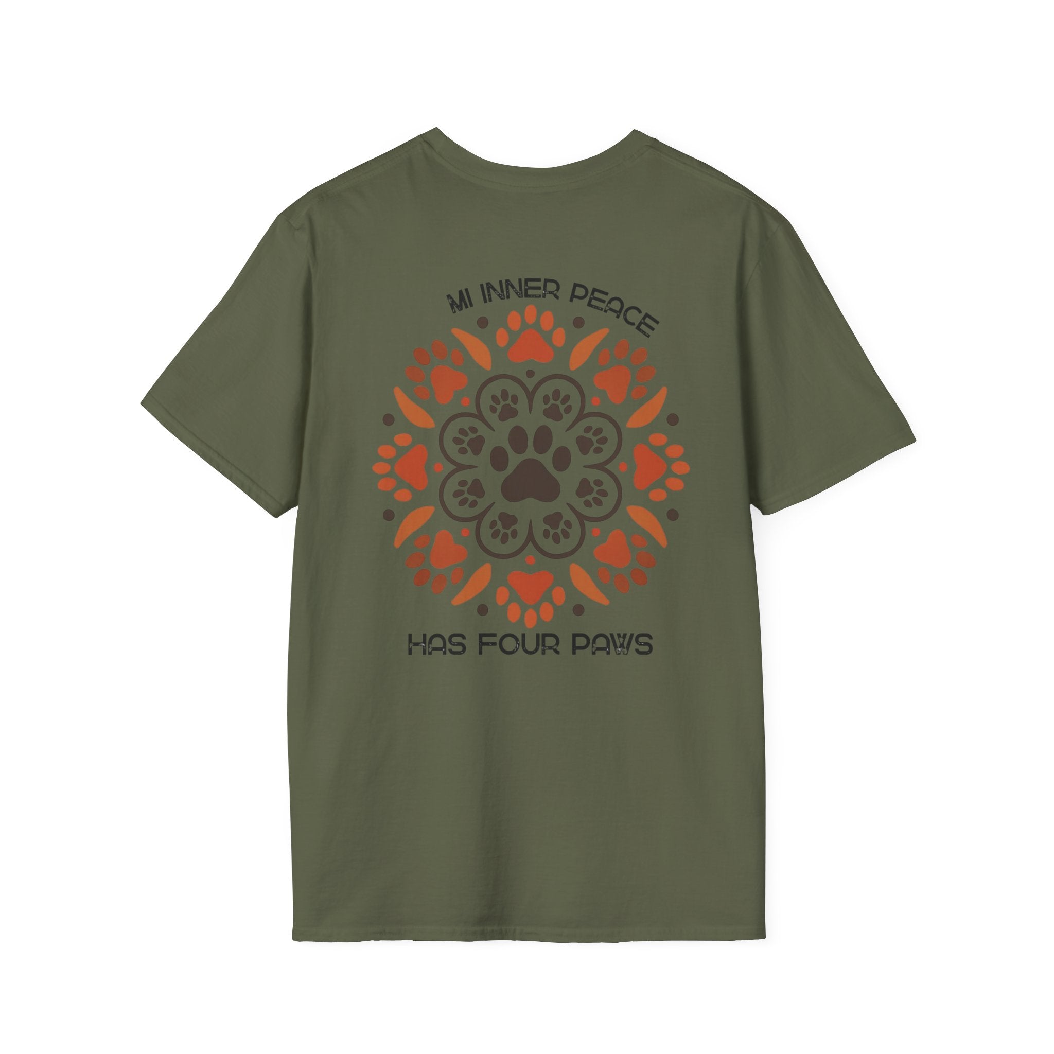 Paw Mandala T-Shirt | Paw Print Mandala Shirt | Dog Lover Tee