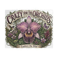 Crazy for the Orchids Puzzle | Floral Orchid Illustration 110 pc