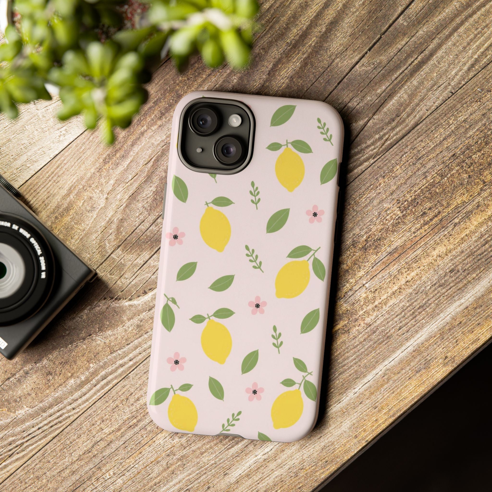 Lemon Pattern Phone Case | Tough Case