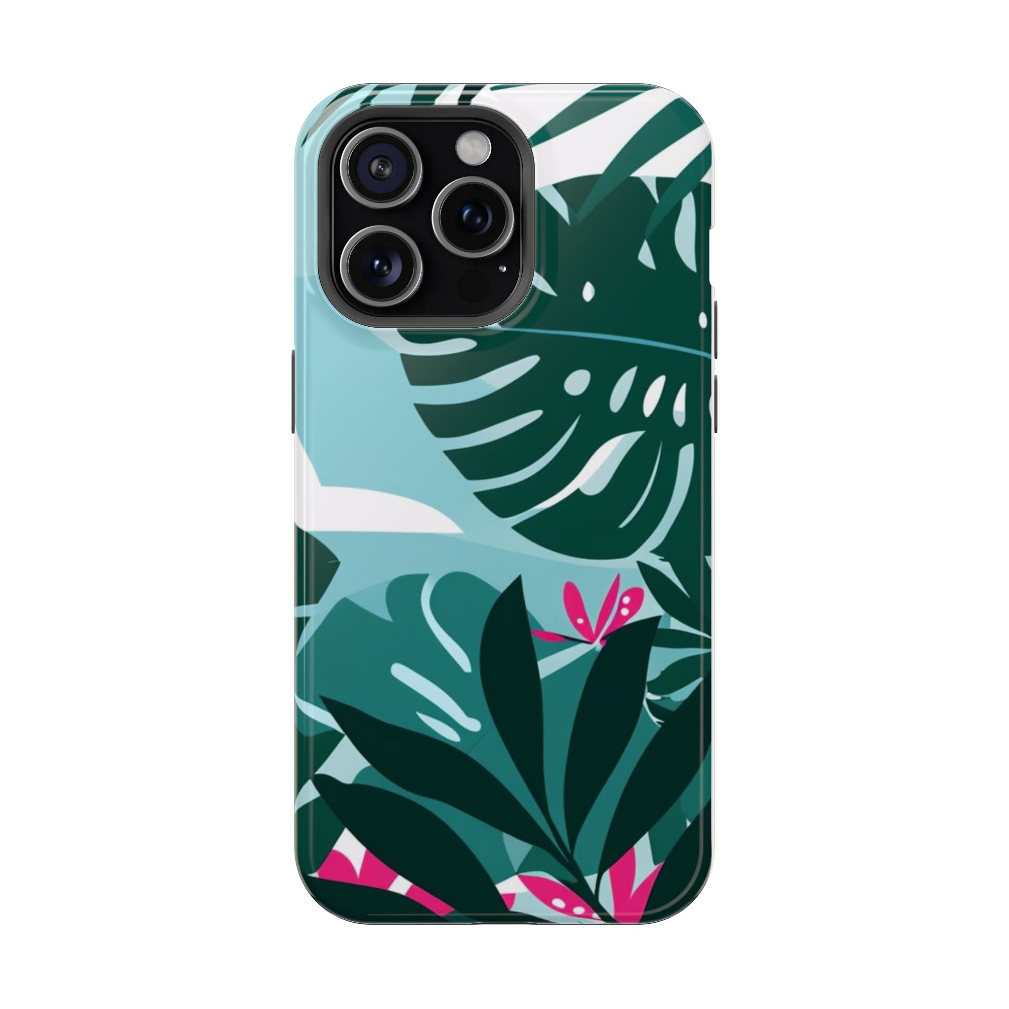 Tropical Monstera Leaves Phone Case | Magnetic Impact-Resistant Case