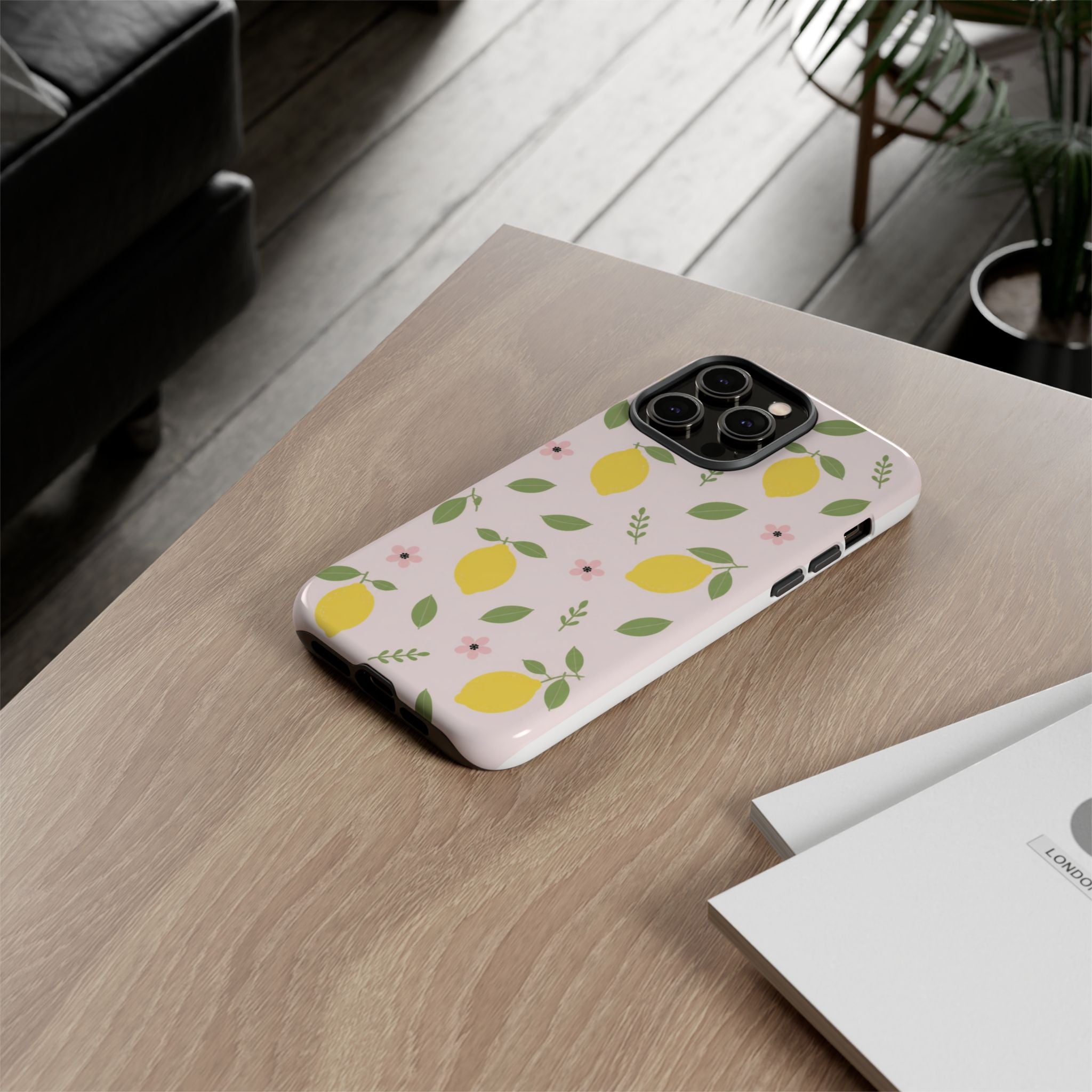 Lemon Pattern Phone Case | Tough Case