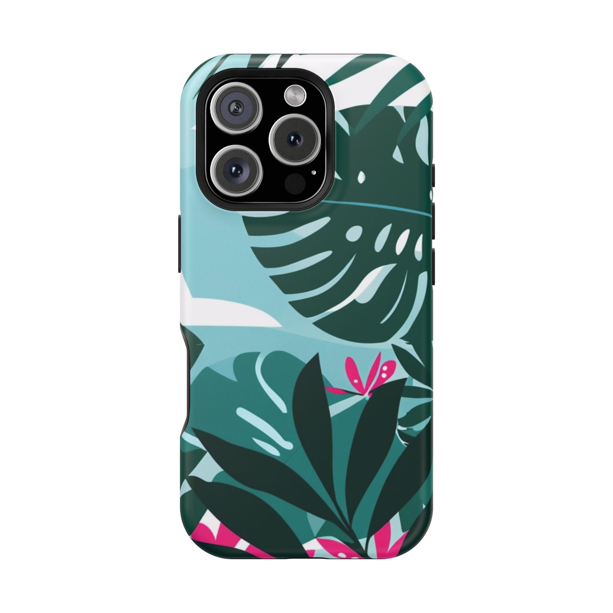 Tropical Monstera Leaves Phone Case | Magnetic Impact-Resistant Case