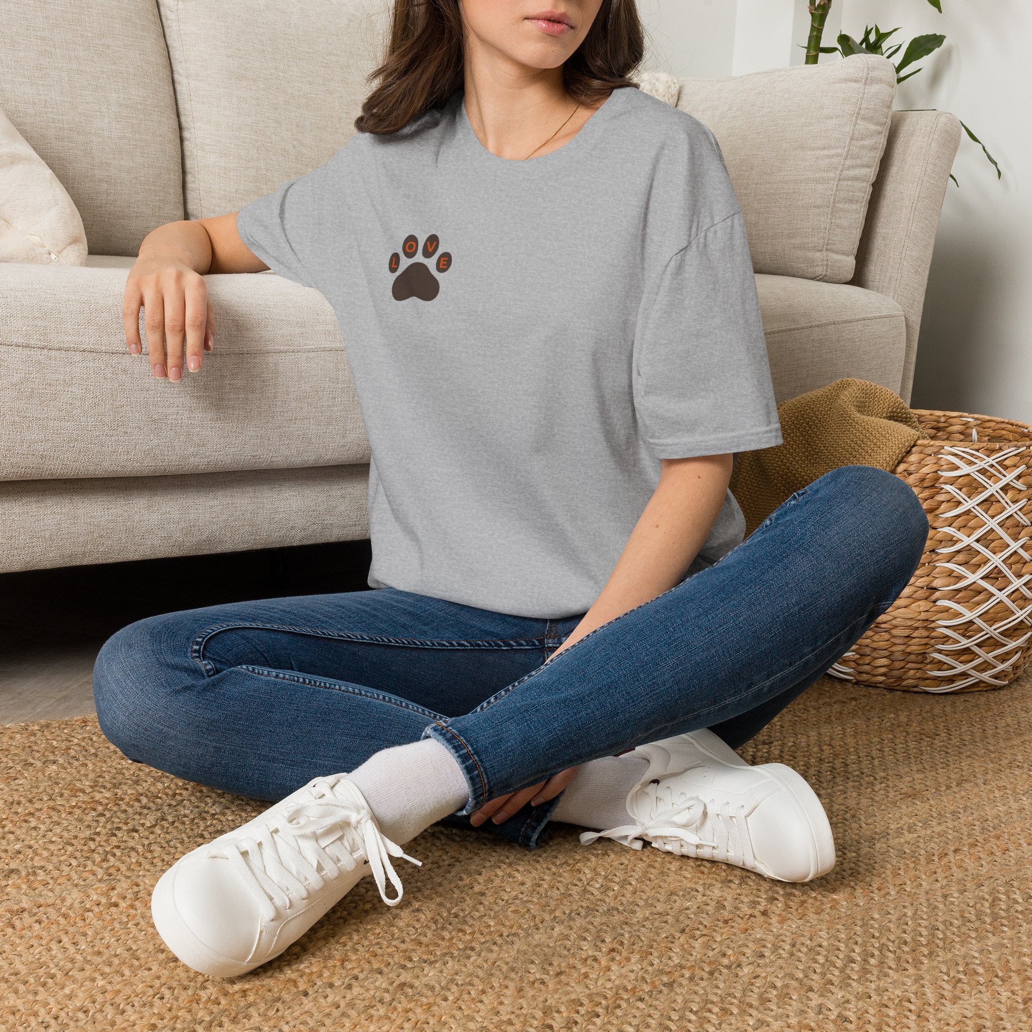 Paw Mandala T-Shirt | Paw Print Mandala Shirt | Dog Lover Tee