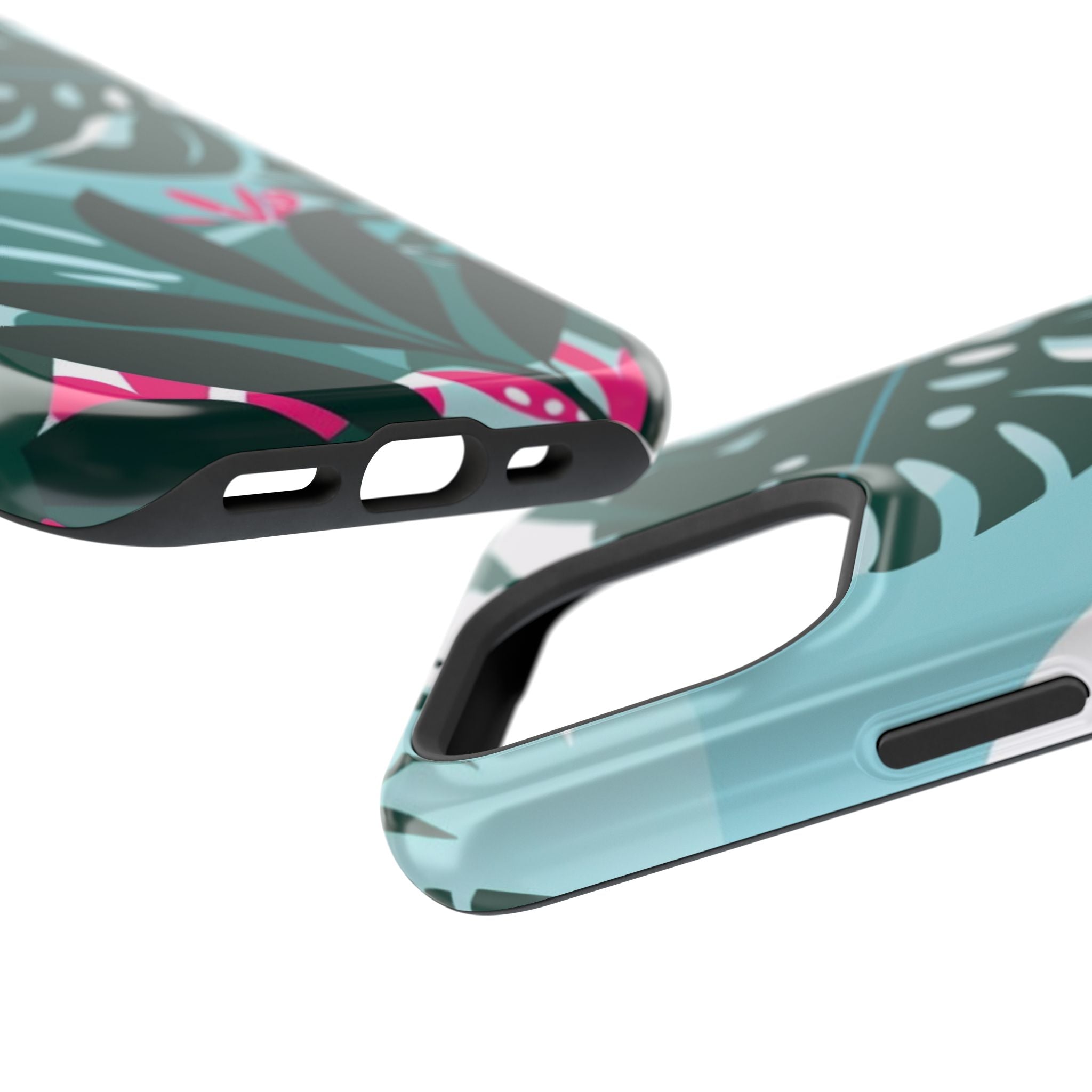 Tropical Monstera Leaves Phone Case | Magnetic Impact-Resistant Case