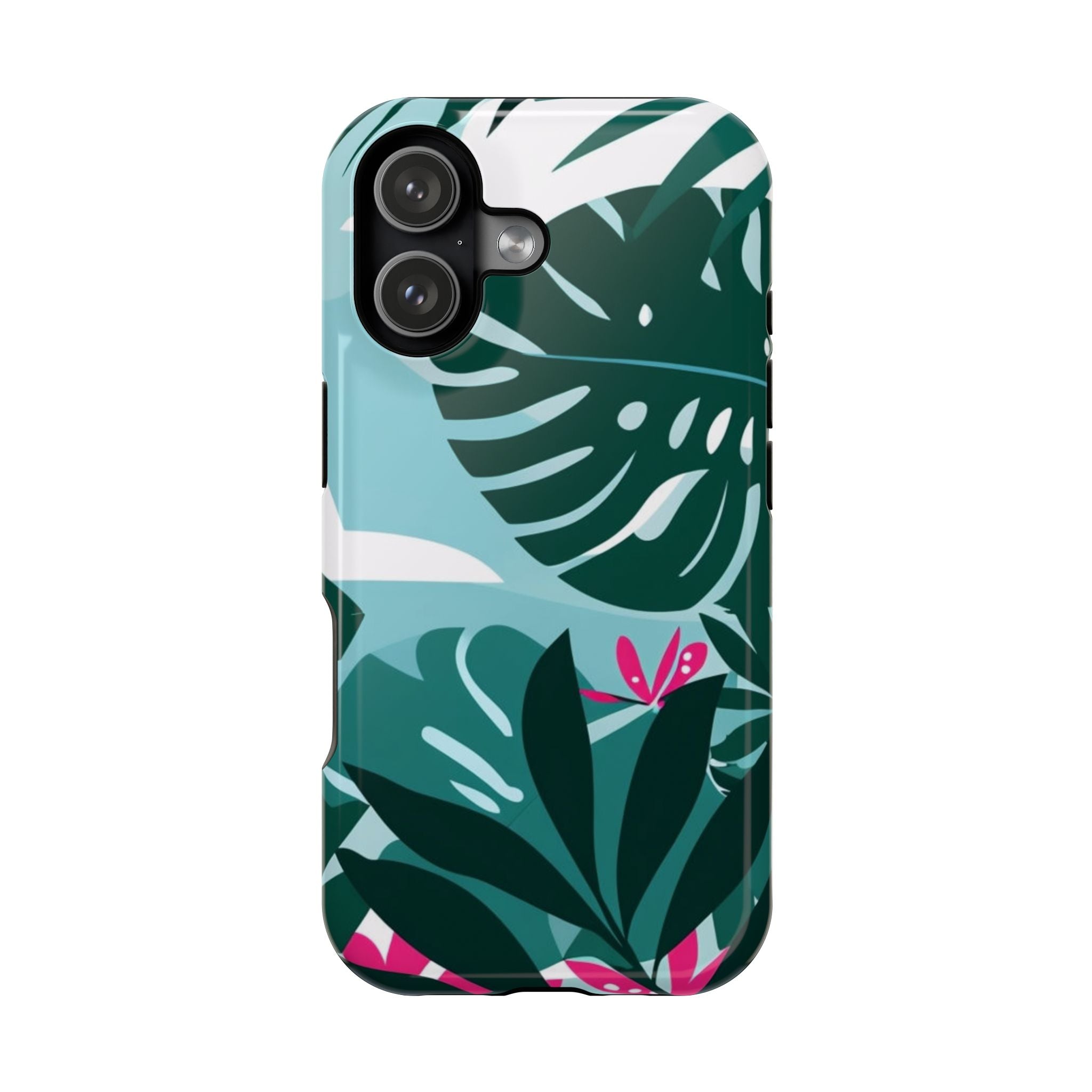 Tropical Monstera Leaves Phone Case | Magnetic Impact-Resistant Case