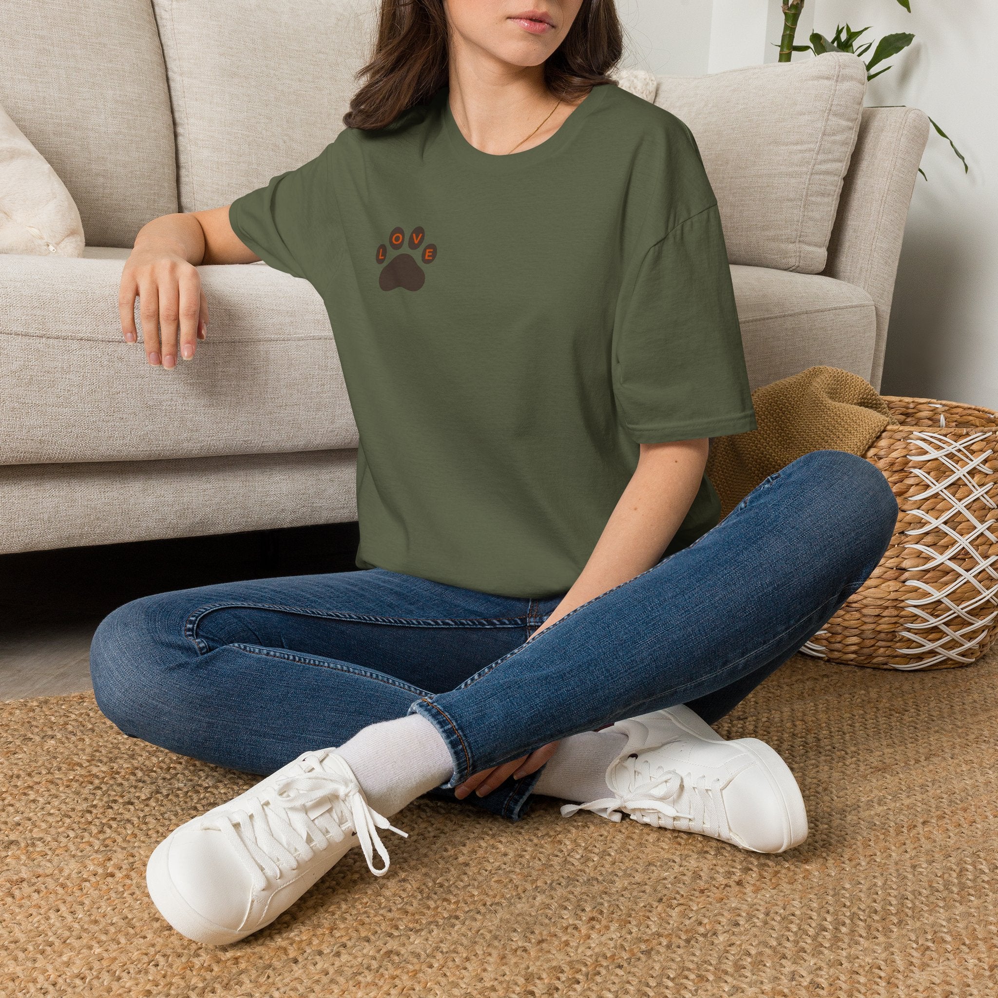 Paw Mandala T-Shirt | Paw Print Mandala Shirt | Dog Lover Tee