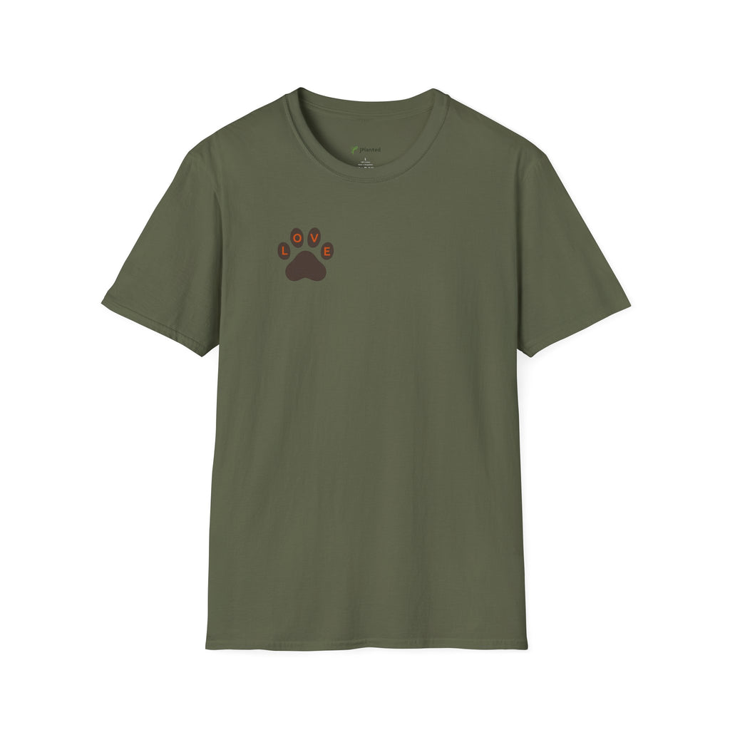 Paw Mandala T-Shirt | Paw Print Mandala Shirt | Dog Lover Tee