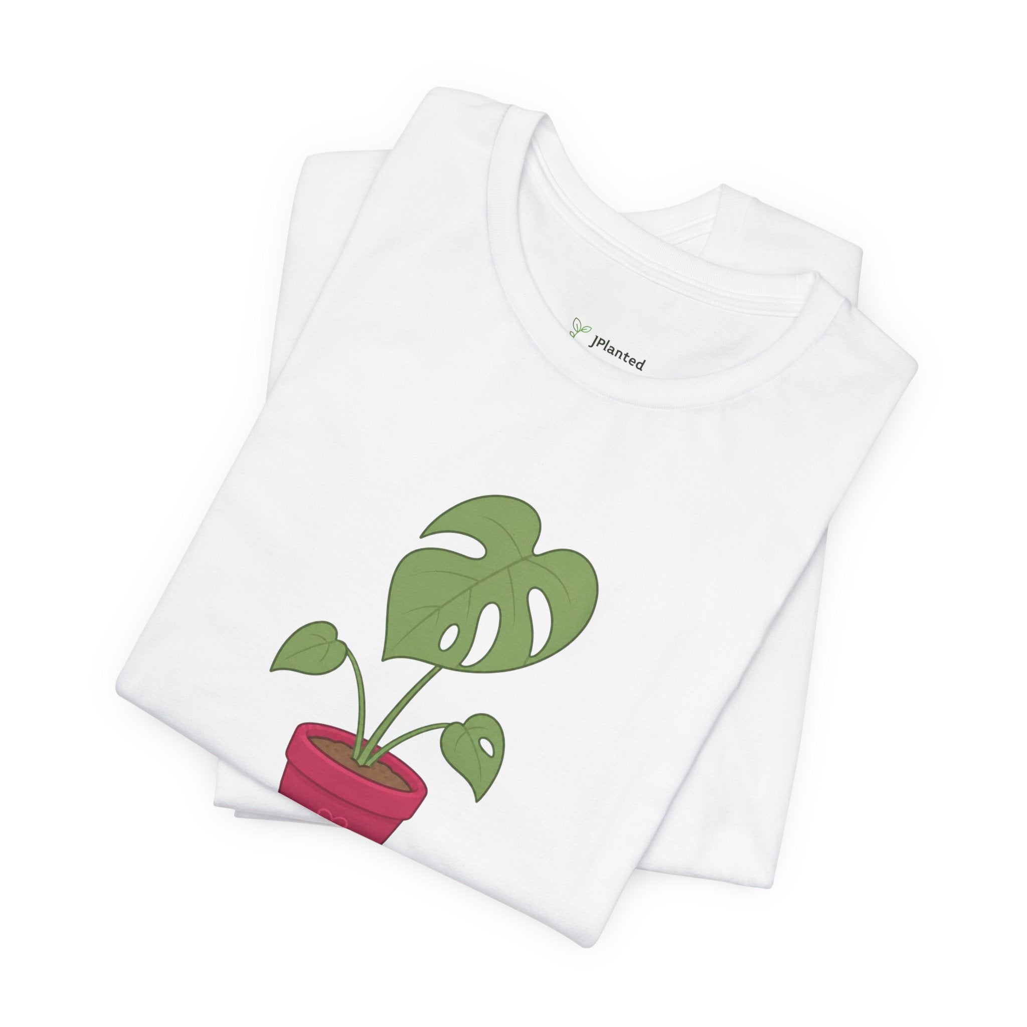Monstera Baby Plant Summer Scene T-Shirt | Happy Botanical Tee