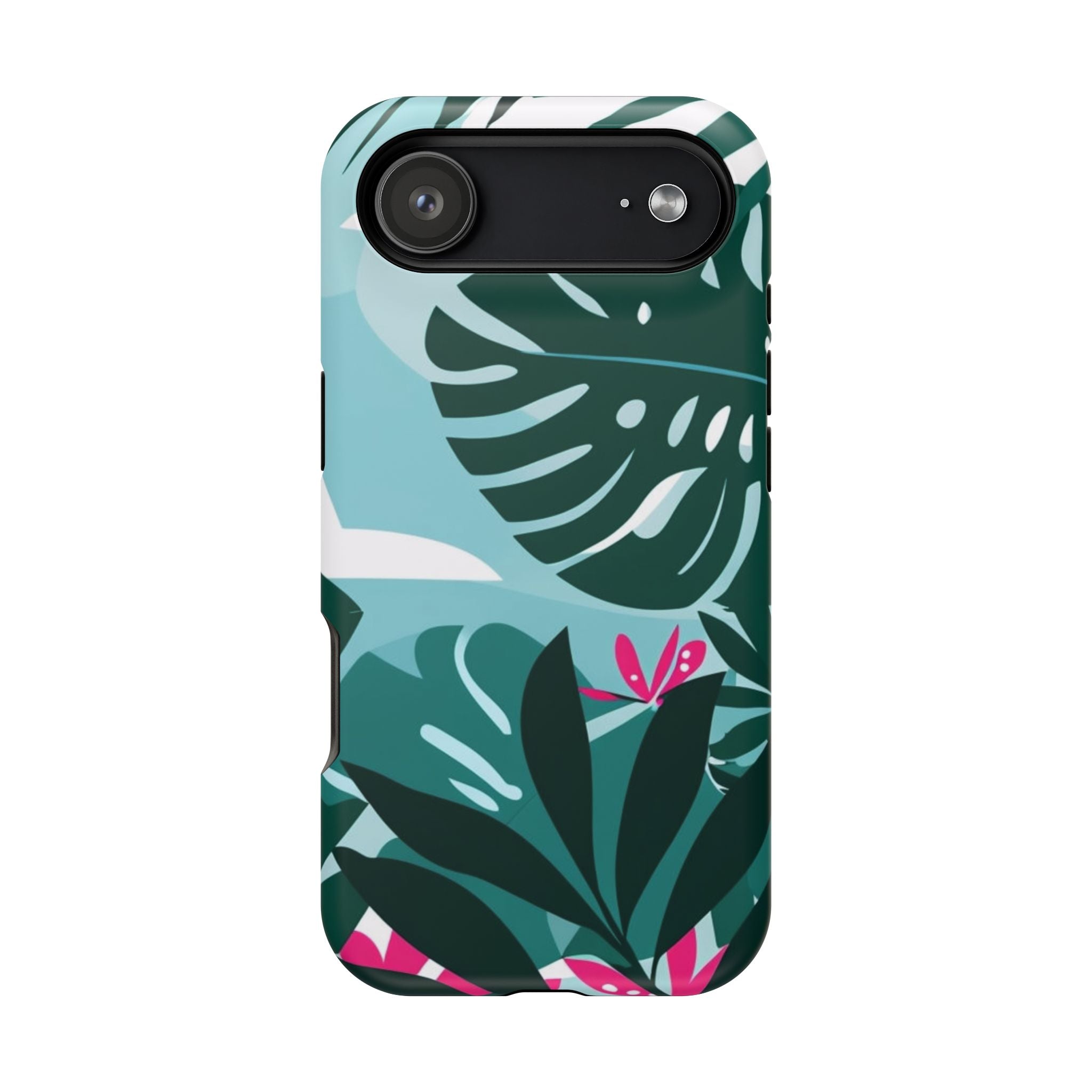 Tropical Monstera Leaves Phone Case | Magnetic Impact-Resistant Case